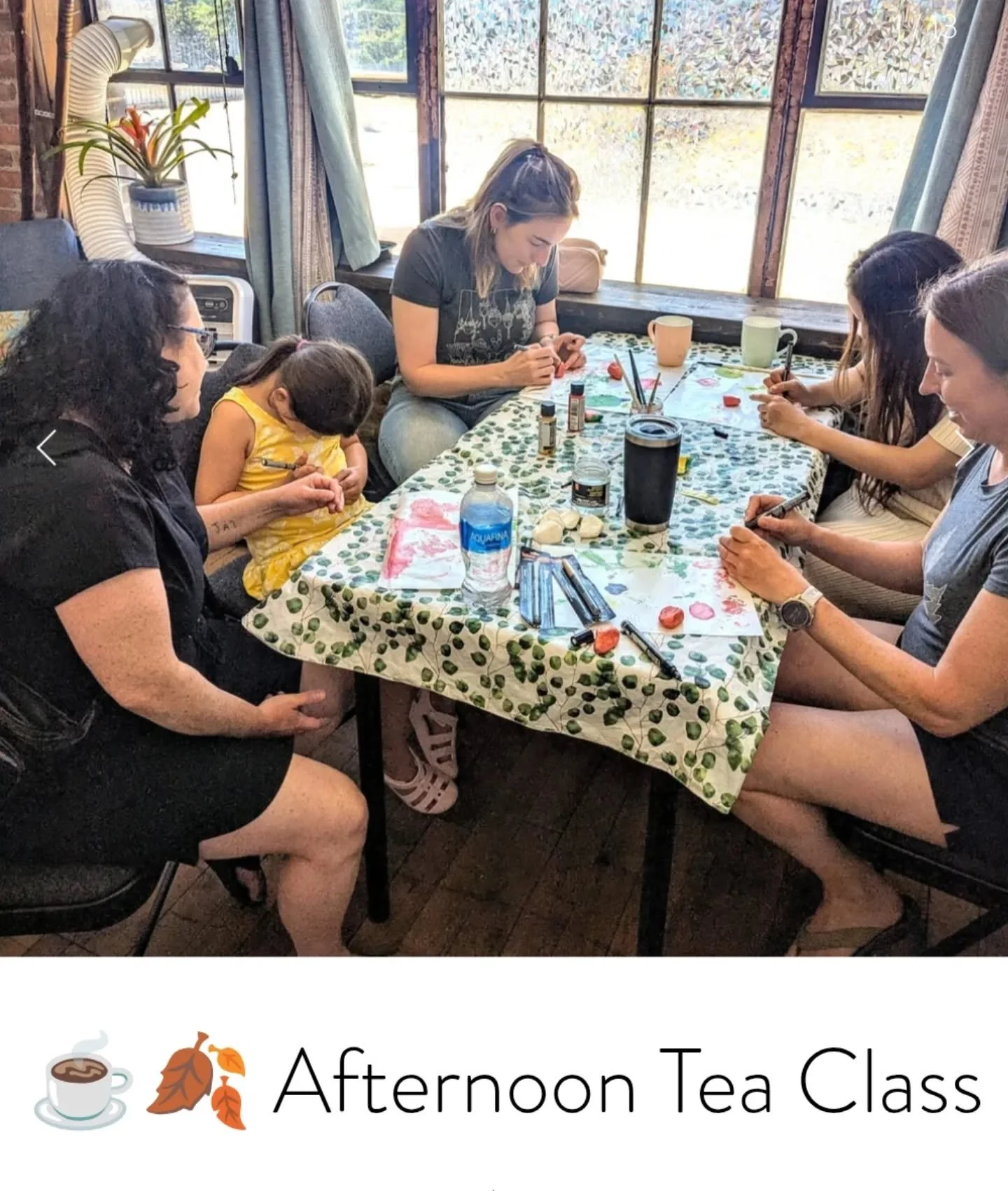 Join me (&amp; Brynn!) at my art studio in Owen Sound for a relaxing afternoon of sipping tea and painting! We are continuing our afternoon class throughout Oct &amp; Nov! 

☕️🍂 Afternoon Tea Class

Tuesdays in Oct &amp; Nov - little ones welcome!
1