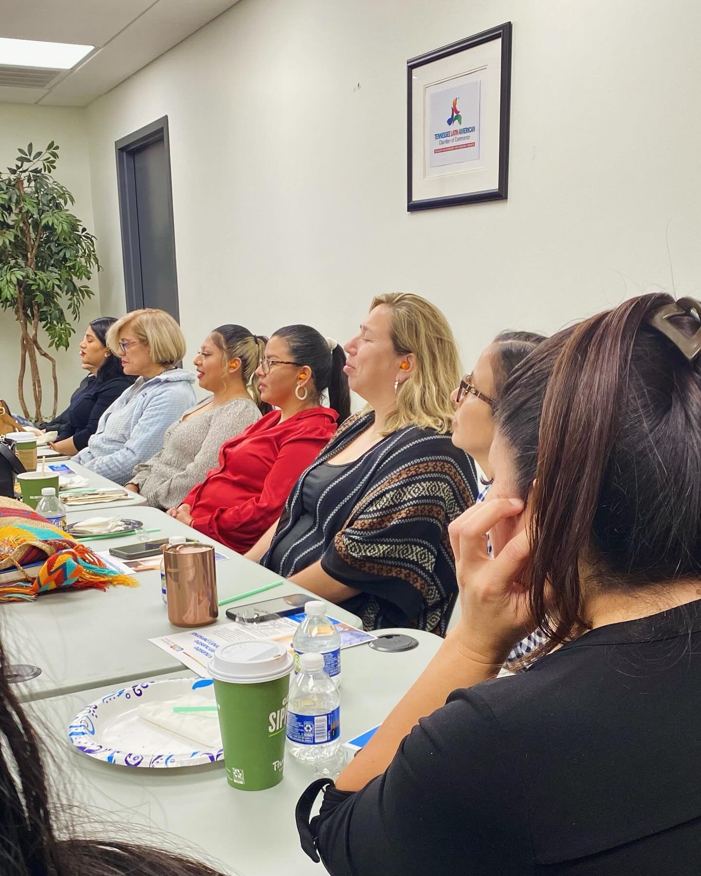 Gracias to @marcelapinillamusic for an excellent class on Public Presenting- with a focus on breathing and connecting. ELLA participants are preparing for Pitch Presentations at the upcoming Celebration.