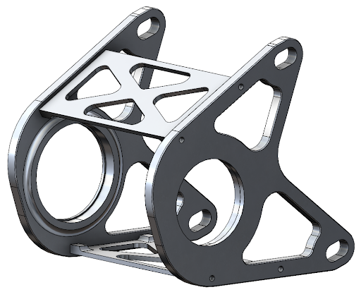 2020 Design : Design accommodates a much larger differential without sacrifice to weight reduction or strength.