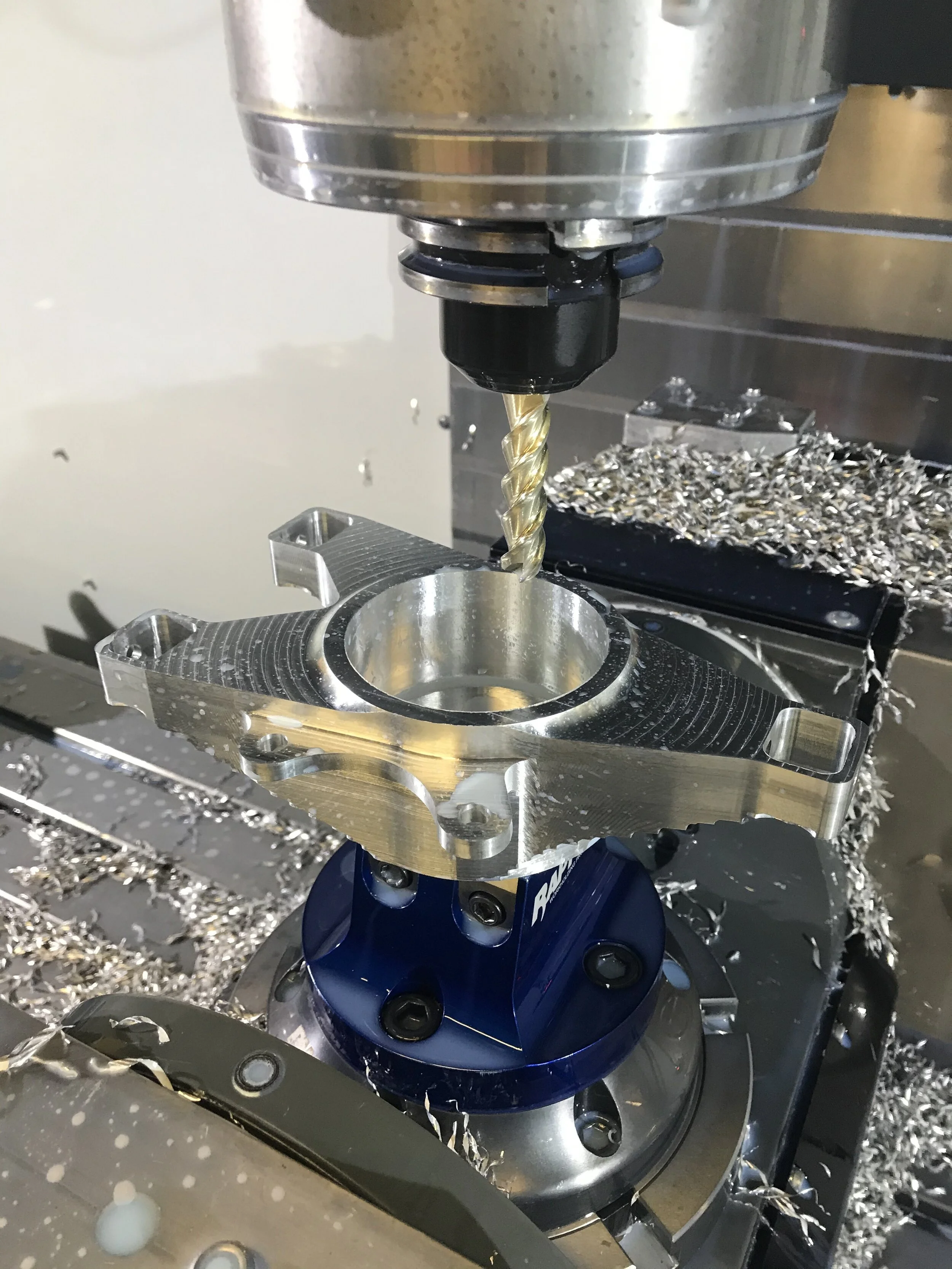 2020 - Assisting with Raptor for 5th-Axis machining.