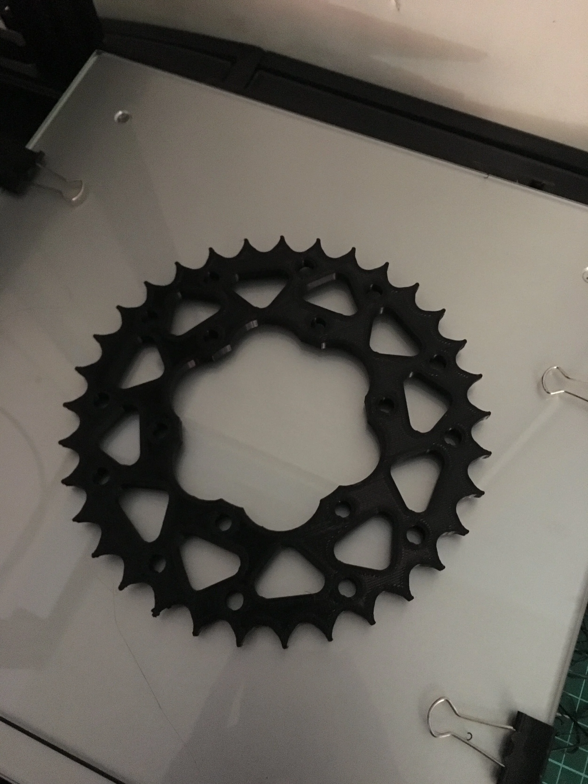 Rear Sprocket also printed for packaging visualization.