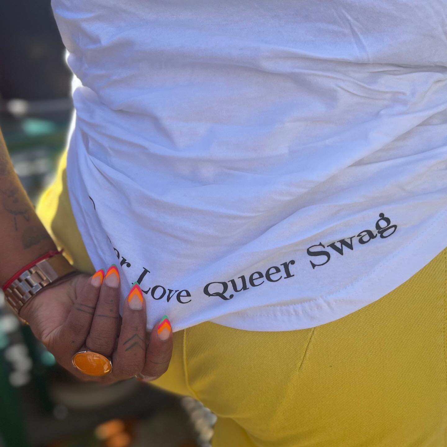 Queer love, Queer swag.

Link to shop in bio.
