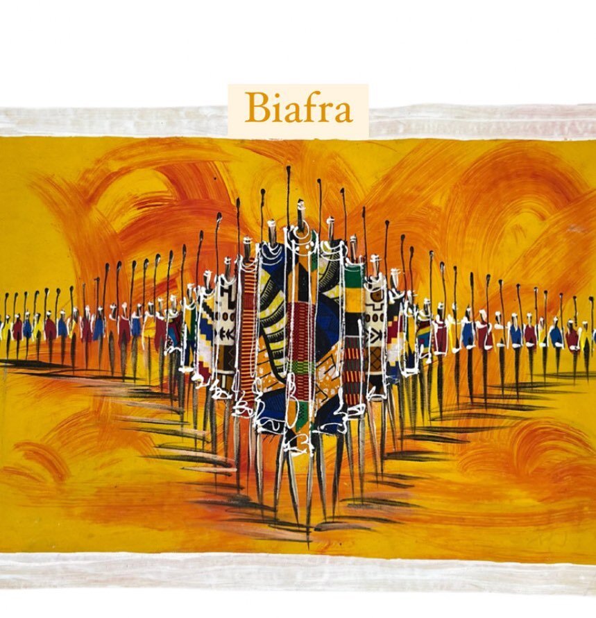 Biafra was a partially recognized secessionist state in the east region of Nigeria between 1967-1970. 

The Nigerian military invaded Biafra shortly after its secession, resulting in the Nigerian civil war (Nigerian-Biafran war). 

You can find this 