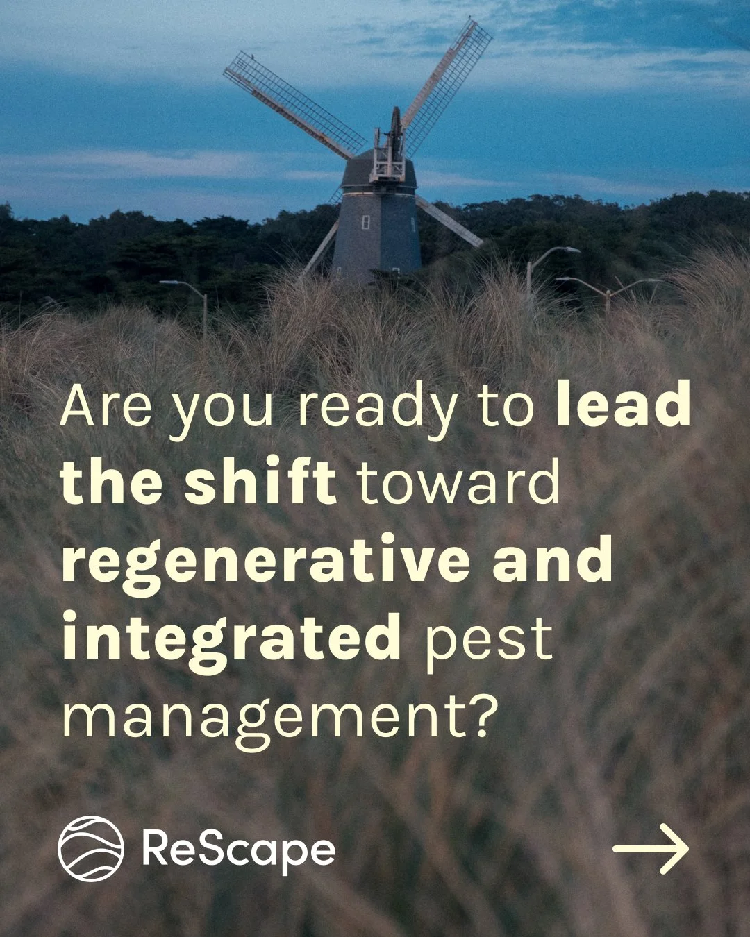 Stop managing pests and start building ecosystems! ��Join ReScape&rsquo;s Advanced Integrated Pest Management (IPM) online workshop on March 26, 2026. Sign up here: �bit.ly/rescape-ipm-mar-2026���