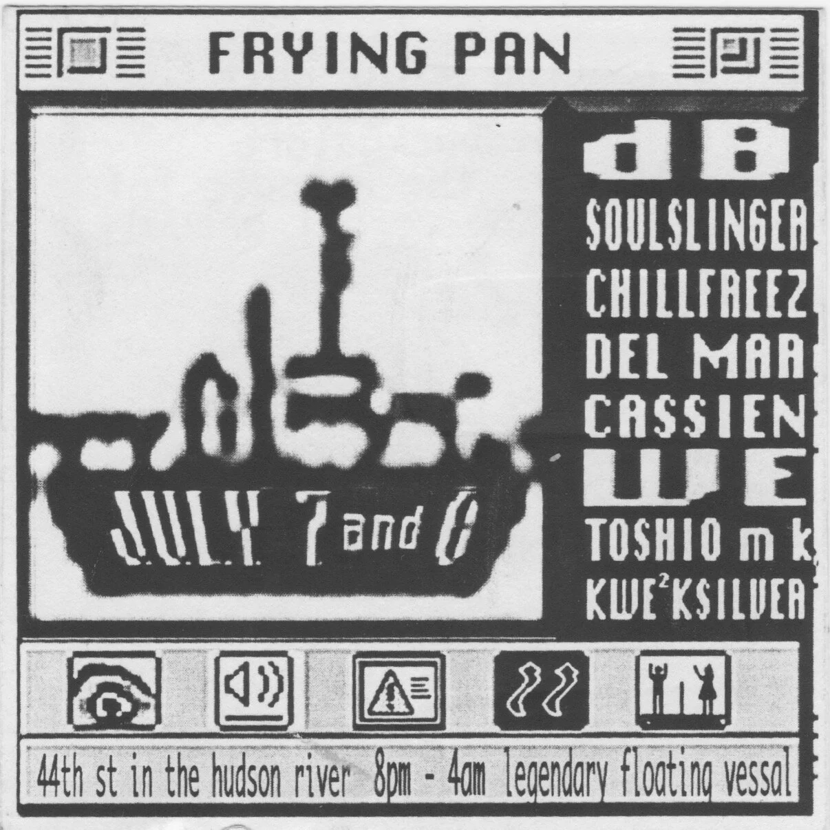 FLYER FOR VAPOR ACTION EVENT ON THE FRYING PAN 1995