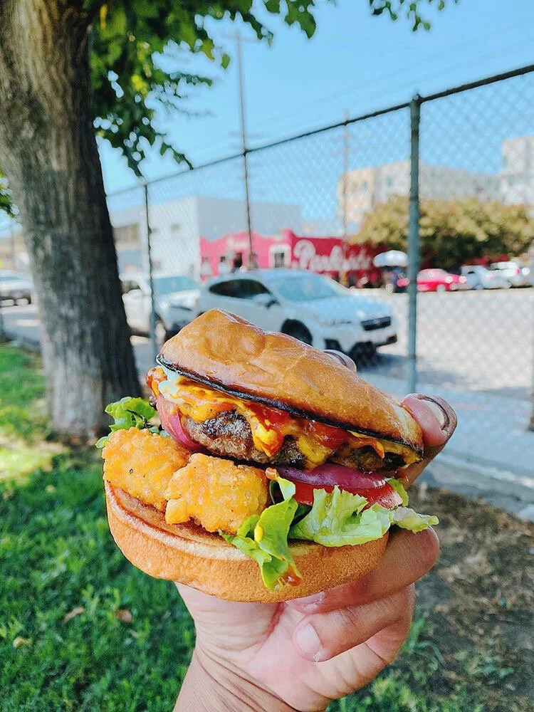 Beef or Veggie Burger