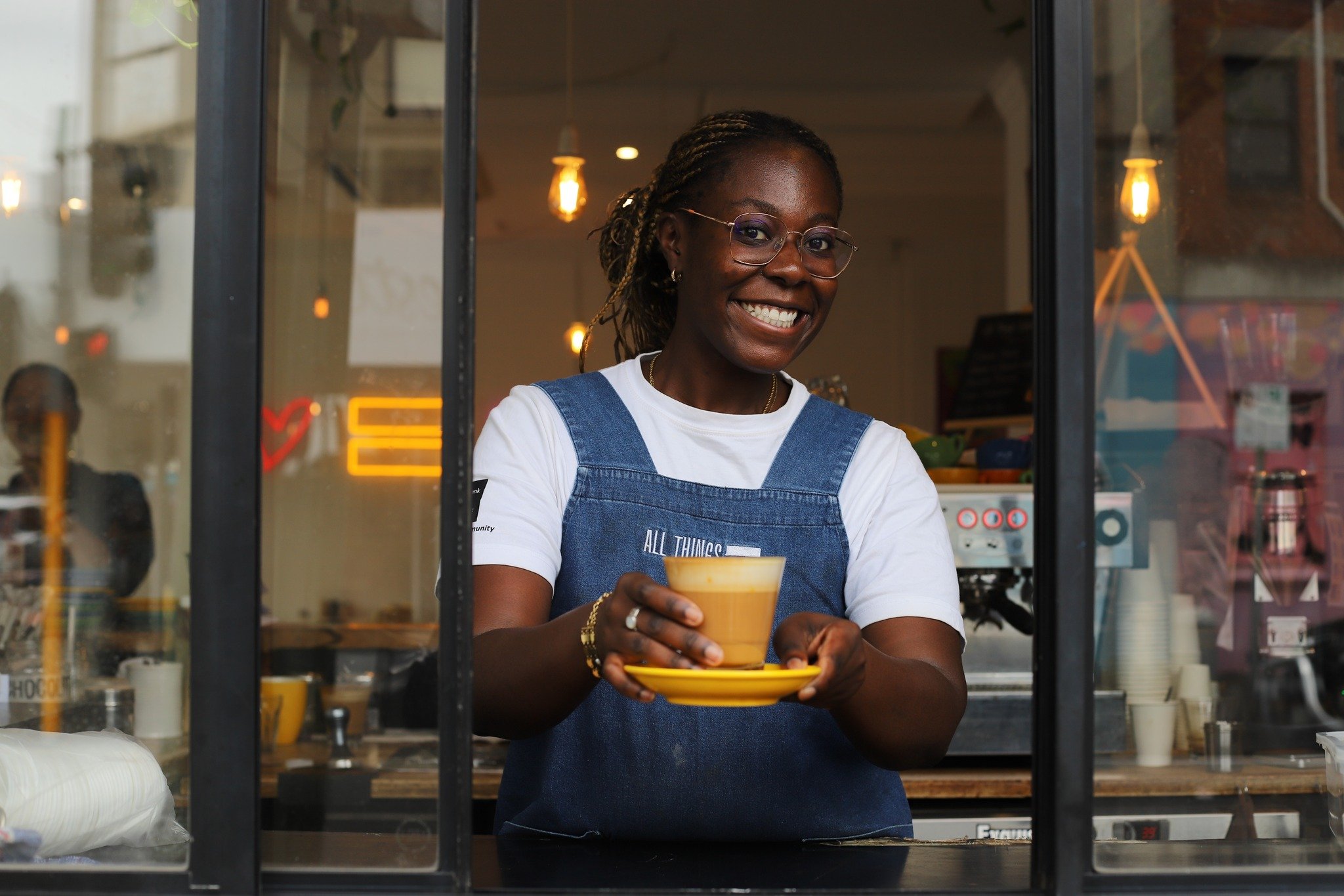 How great is this smile!!?? 😃😃😃
&middot;
&middot;
#ate #allthingsequal #allthingsequalcafe #equal #melbourne #melbournecafe #cafe #socialenterprise #melbournecafes #breakfast #coffee #ilovemelbourne #eatmelbourne #whatsonmelbourne #mebournefood #m