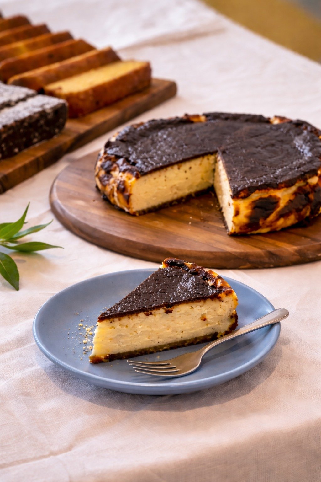 A moment of hush for our famous, creamy-dreamy Burnt Basque Cheesecake. A classic crowd-favourite, this cake is known to prompt questions like &ldquo;Are there seconds?&rdquo; and &ldquo;Does anyone want another slice?&rdquo; A guaranteed winner at y