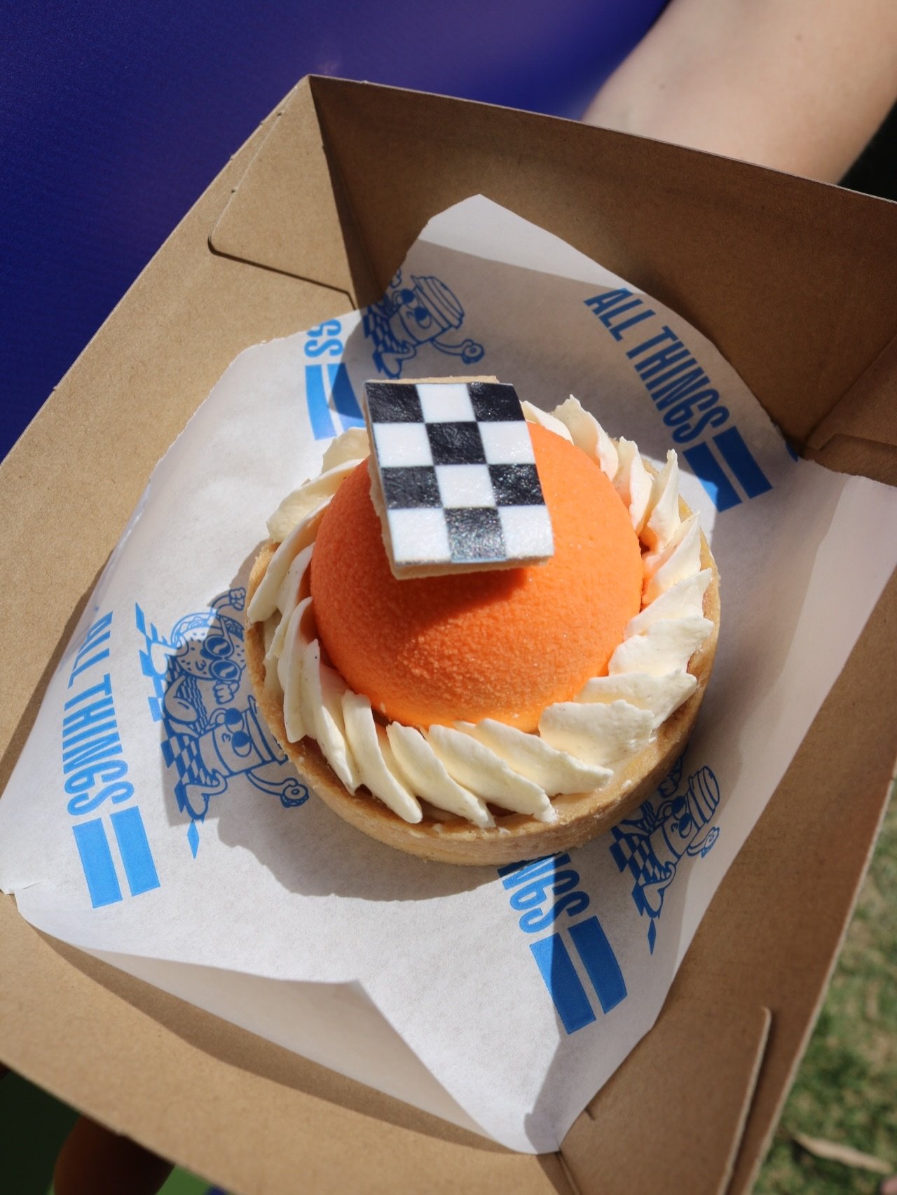 The Grand Peach had a moment at the Grand Prix. 🍑
Race weekend crowds devoured this beauty trackside, and we watched plate after plate head out with our crew proud behind the counter.

Created by the incredibly talented pastry chef Brett from @Ginge