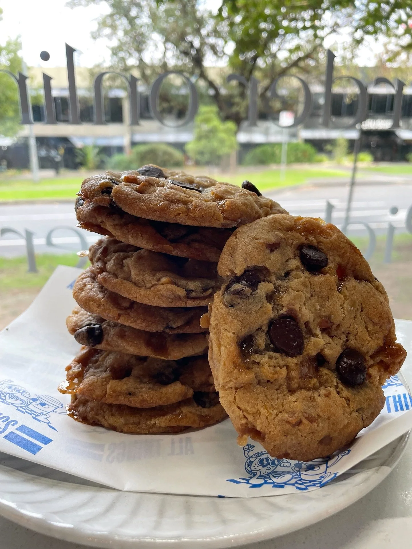 We won&rsquo;t judge if you need more than one of these 🍪🍪🍪 Choc Pretzel Cookies now available at our West Melbourne POP-UP. (And they&rsquo;re Vegan too!)