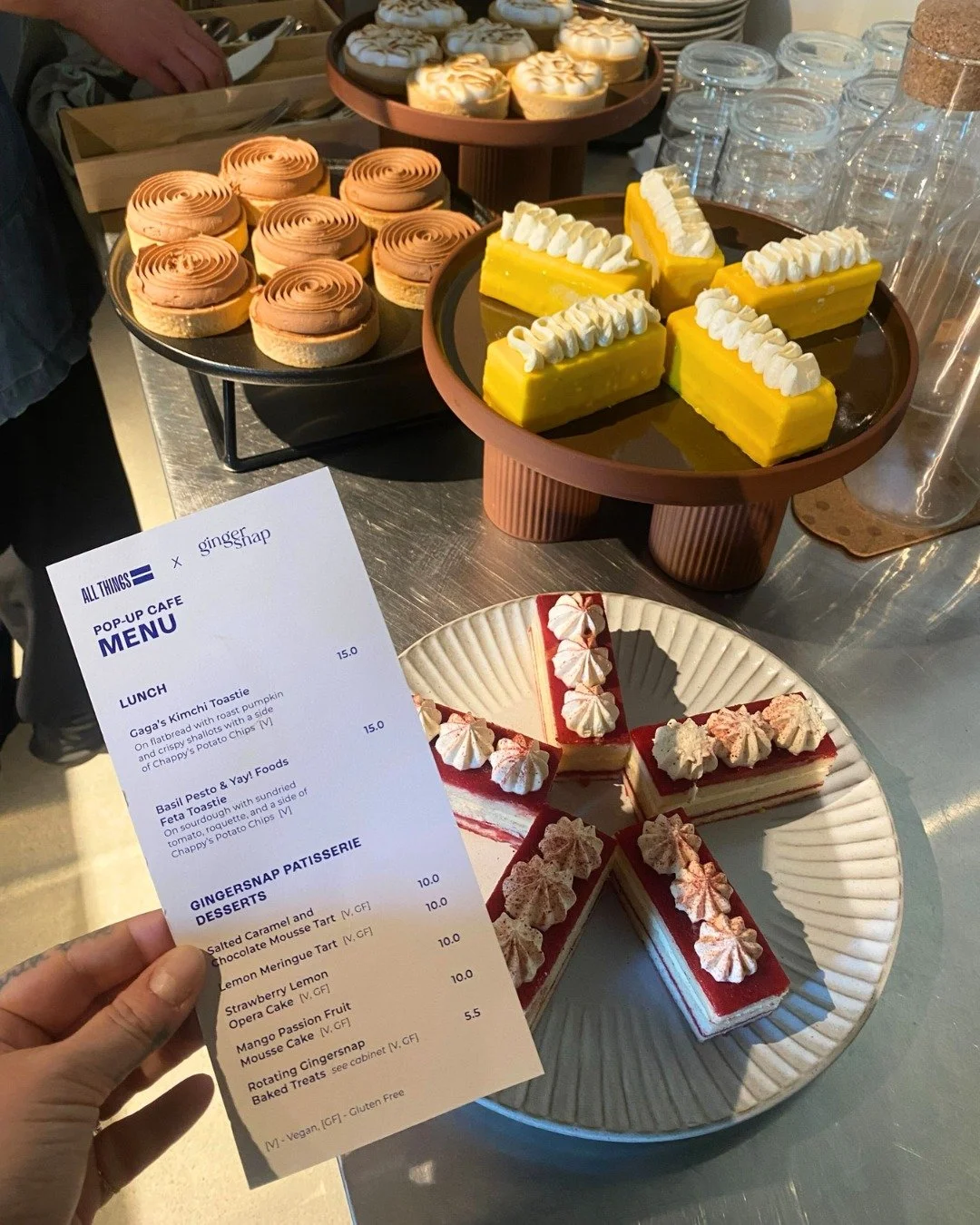 This is what we call a win-win &ndash; two inclusive businesses, under one roof. It&rsquo;s no secret that we love the team (and treats) at @gingersnap_patisserie. You can find their creamy, plant-based desserts at our West Melbourne pop-up. Pssst! W