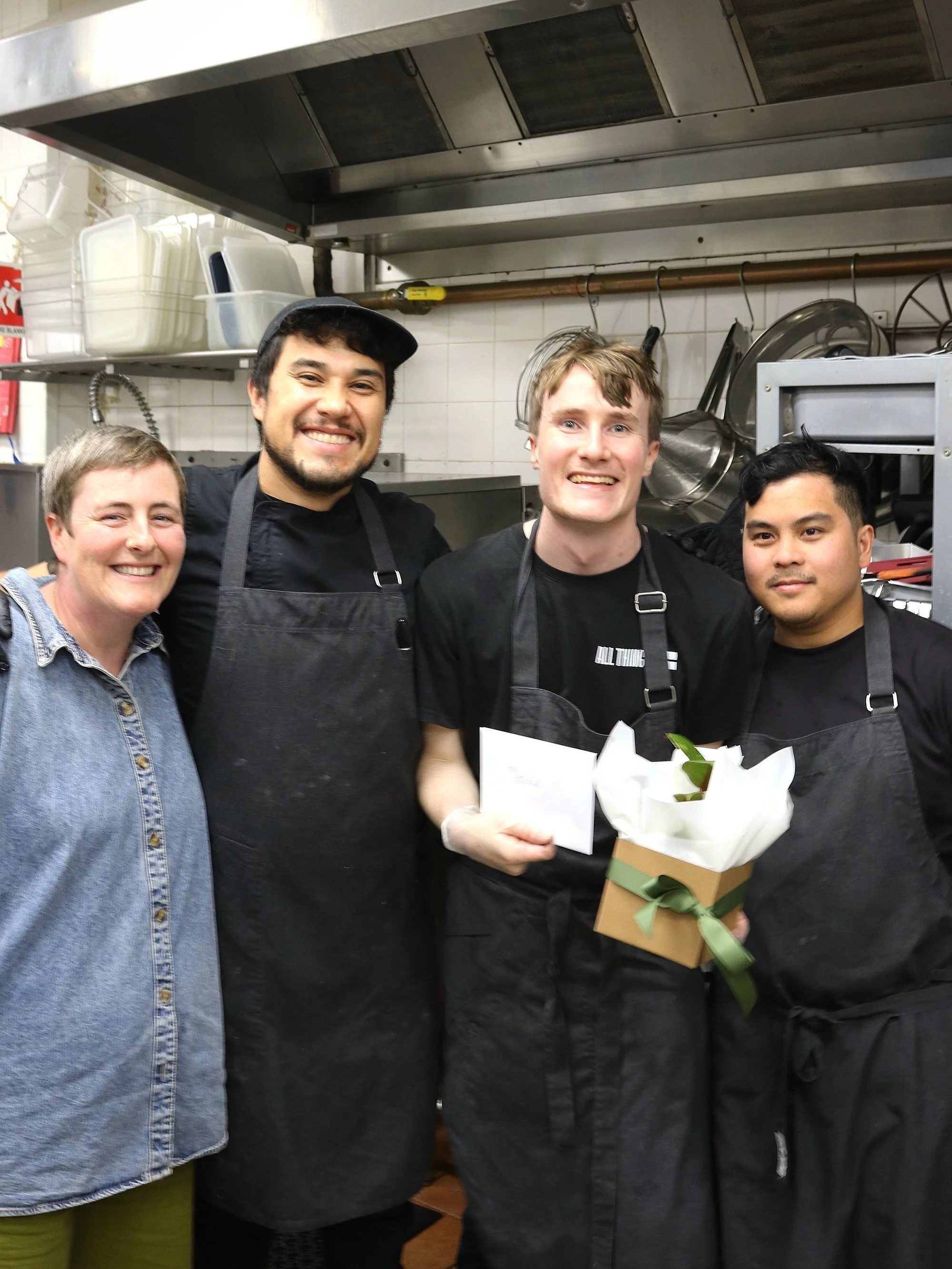 After 12 months of award-wage employment with us in the kitchen at All Things Equal, Oscar has officially completed his final shift.

Over the past year, Oscar has been a valued member of our hospitality team, bringing a positive attitude and a willi
