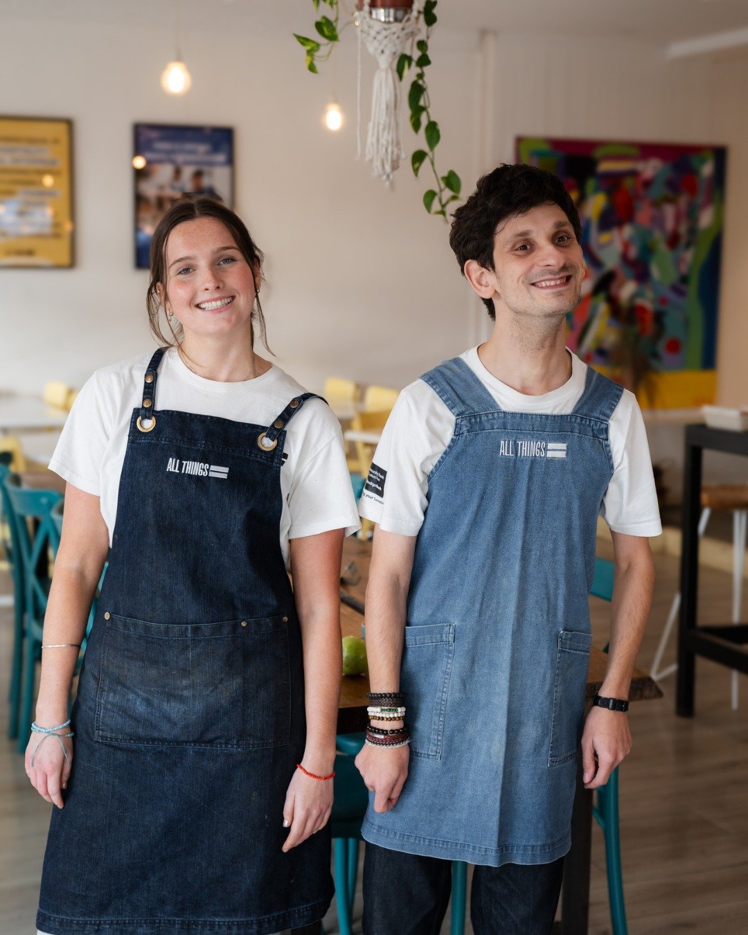 The power duo, pre-employment trainer Helena and our trainee Harley 💪 You&rsquo;ll find these two working side-by-side as a part of our front-of-house team in Balaclava.

If you&rsquo;ve been to our sunny yellow cafe when either one of these legends