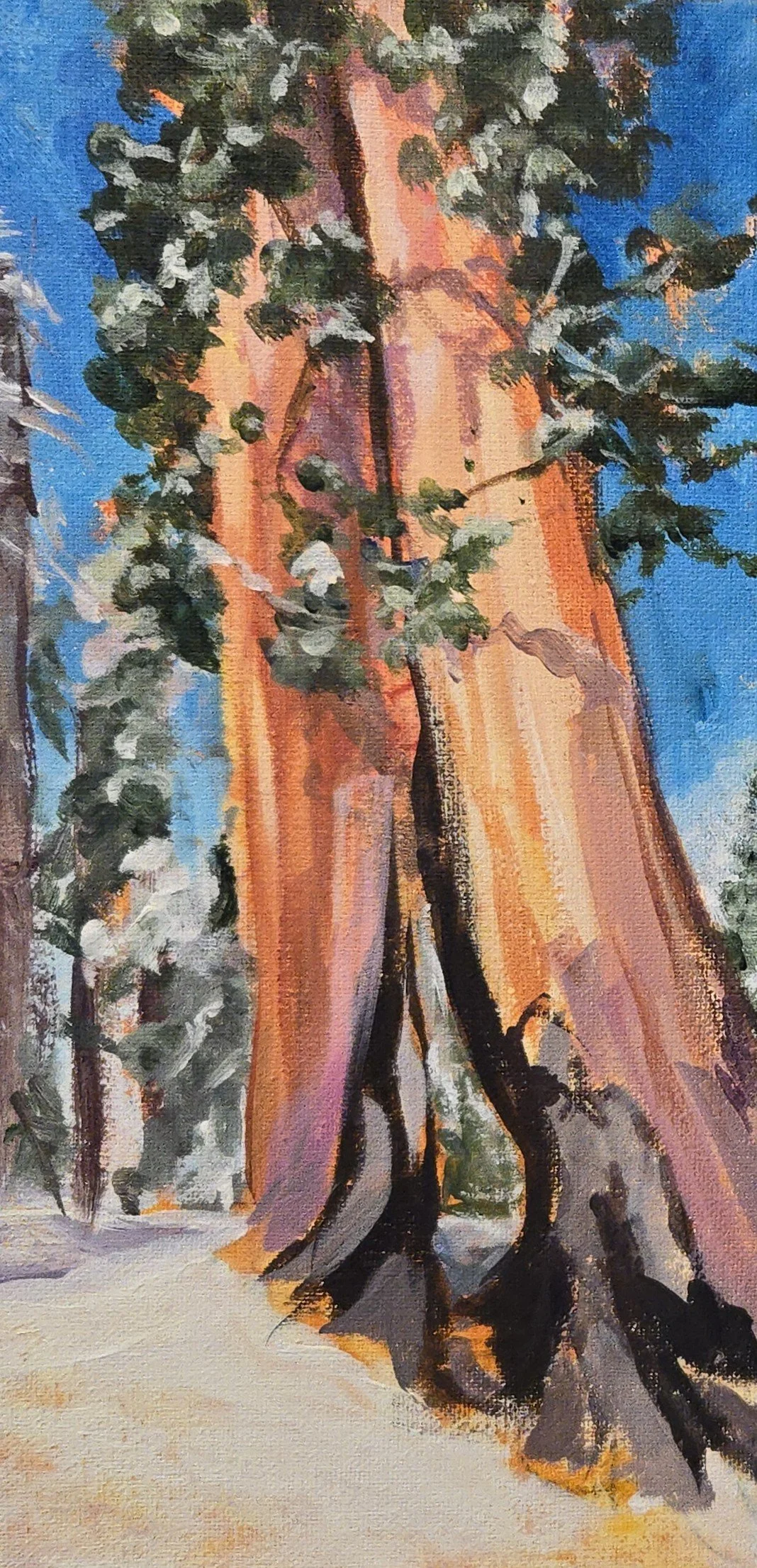 "Tiny Giant #2"
12" x 6"
Acrylic on canvas
(Available)