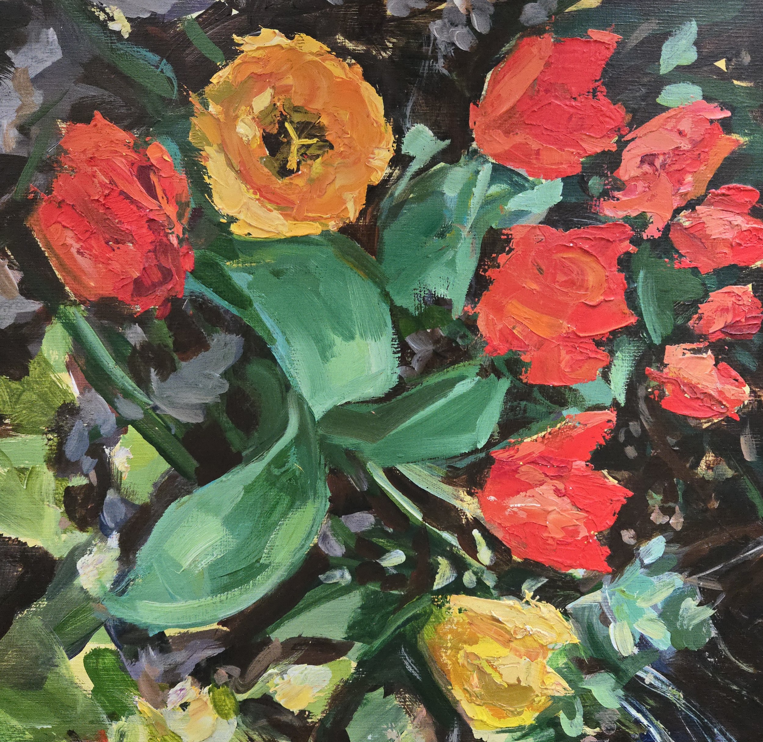 'Spring"
12" x 12"
Acrylic and oil on canvas
(Available)