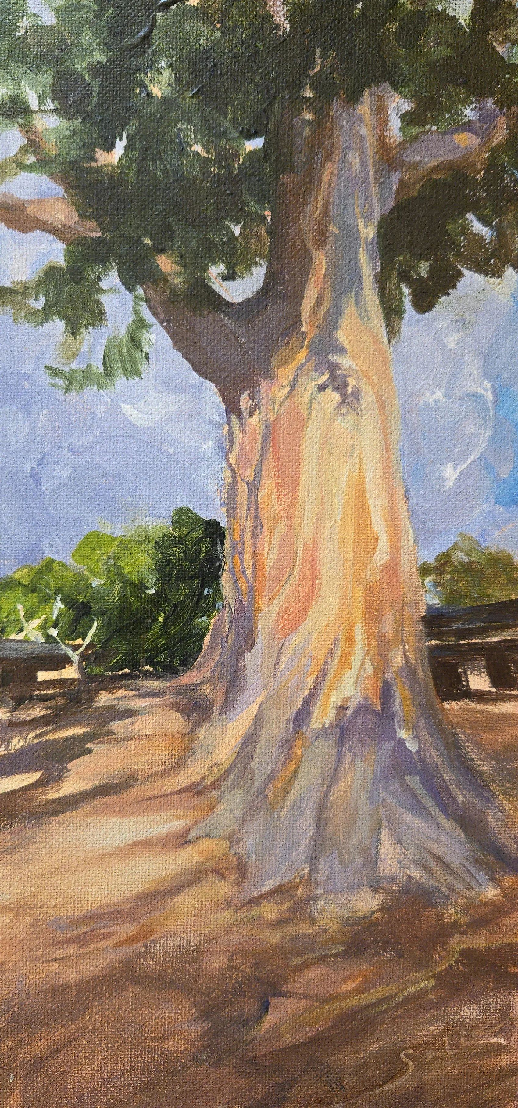 "Tiny Giant #3"
12" x 6"
Acrylic on canvas
(Available)