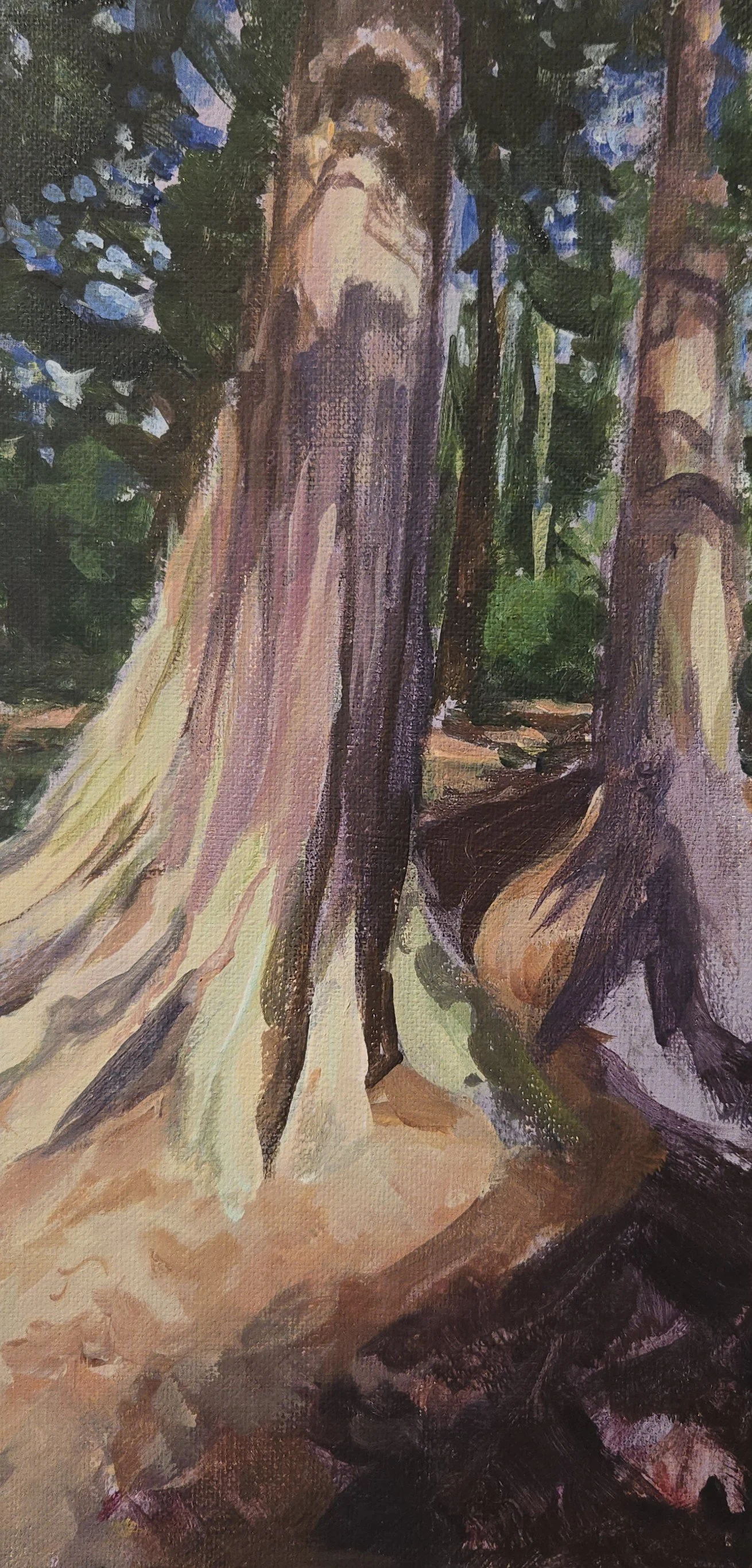 "Tiny Giant #1"
12" x 6"
Acrylic on canvas
(Available)