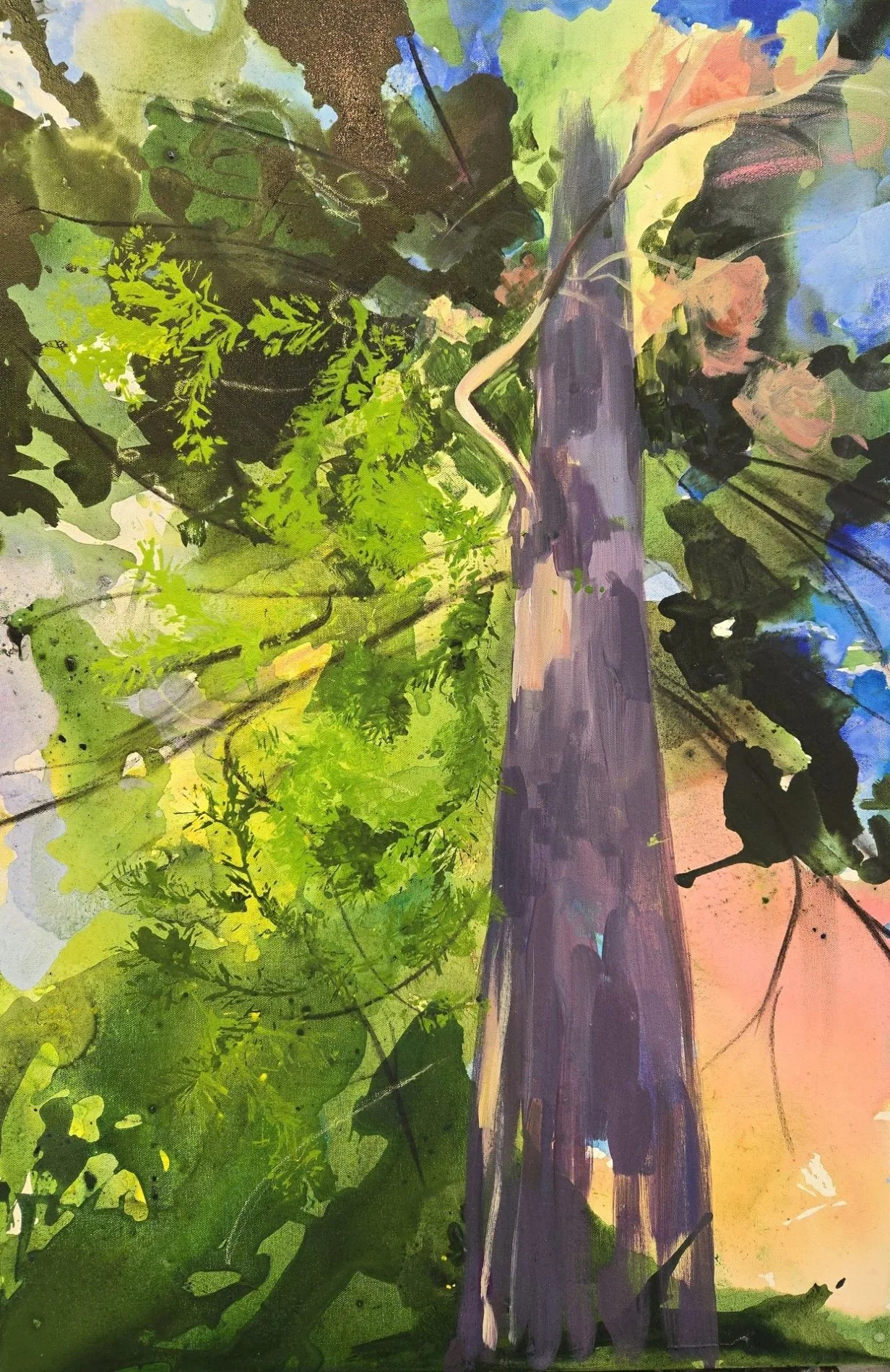 Sun salutation"
36" x 24" x 1.5"
Acrylic and mixed media on canvas
(Available)