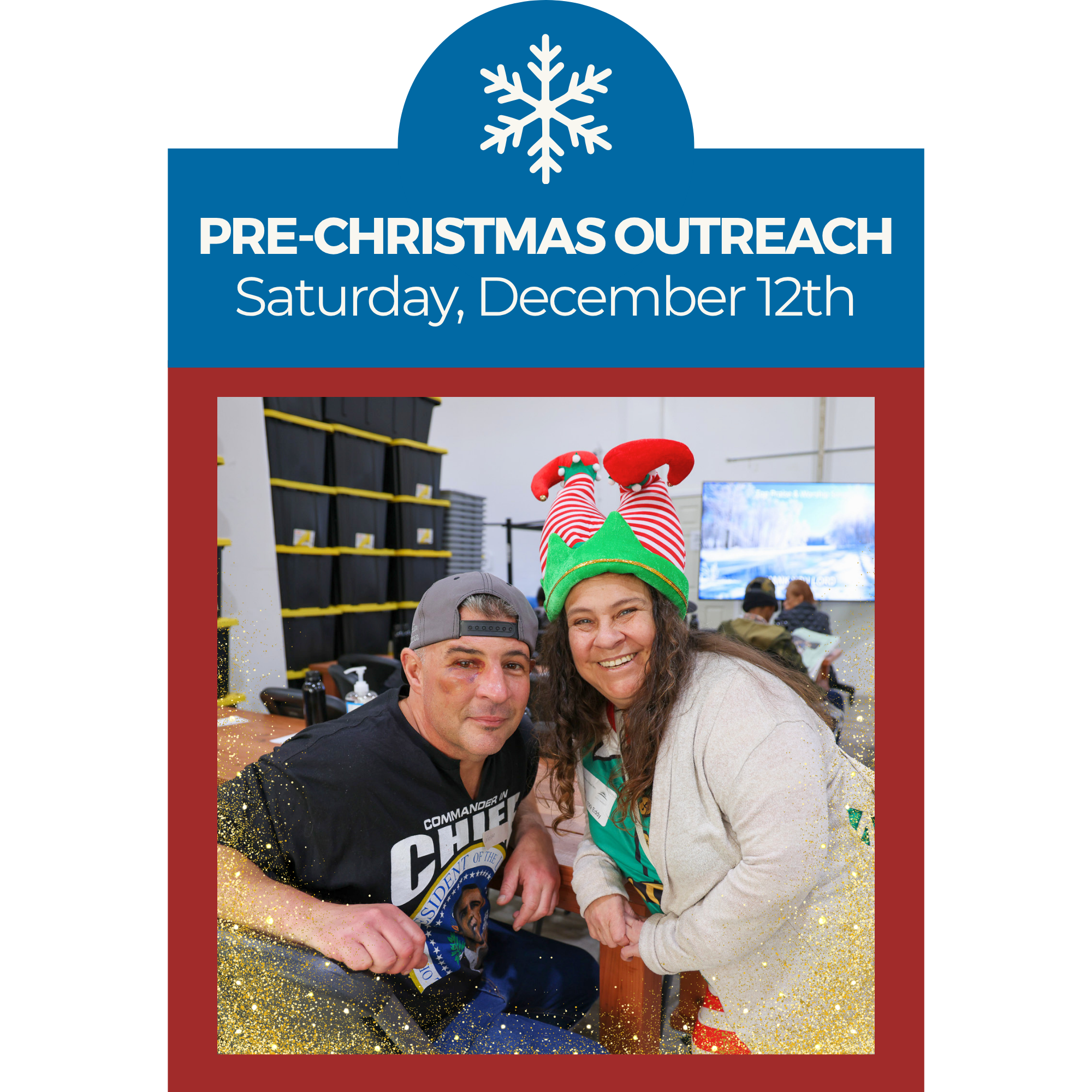 As Christmas approaches, we’re gathering to serve Tenderloin families with gifts for children, clothing for the whole family, and warm meals. This outreach helps families prepare for the holiday season with practical care, generosity, and the joy of 