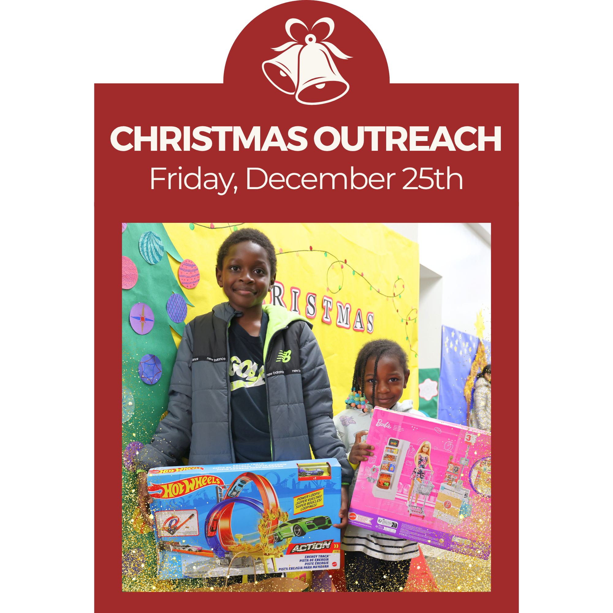 Spend Christmas Day giving outward and sharing the day with our Tenderloin neighbors. Serve warm meals, hand out toys and clothing, share holiday treats, and celebrate together. It’s a meaningful way to spend Christmas by giving your time, sharing jo