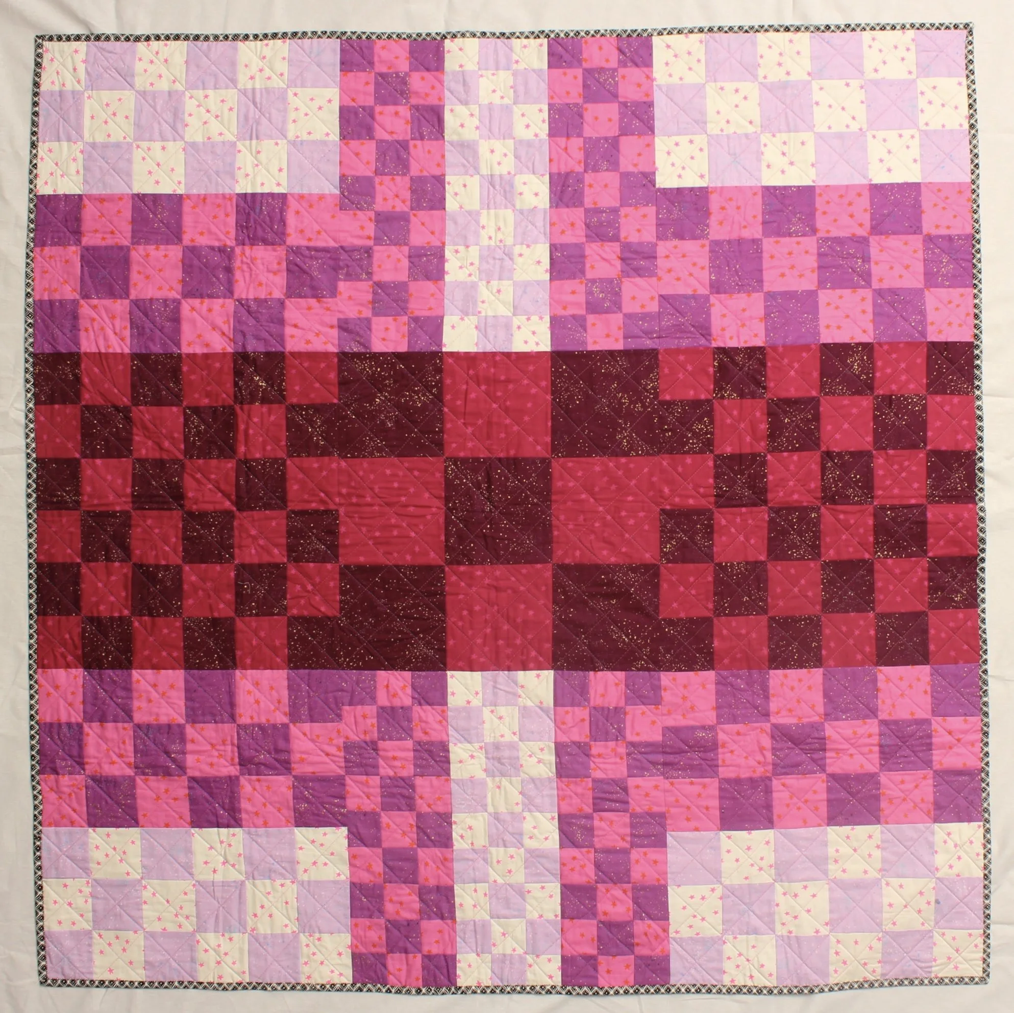 Hella Basic Blocks Nine Patch Quilt