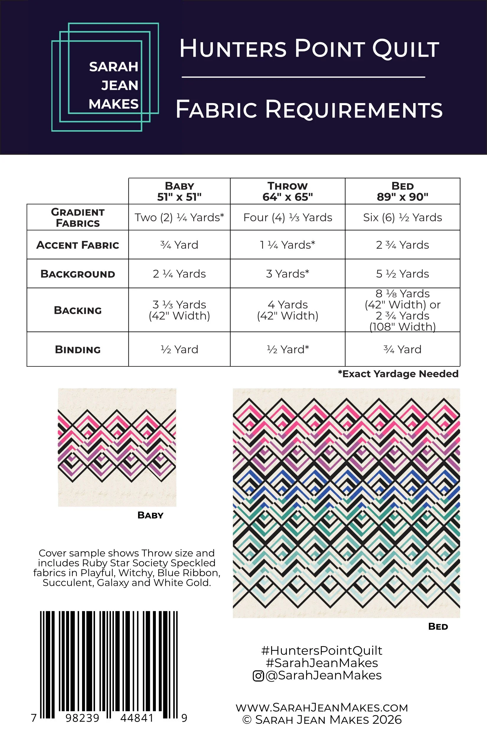 Hunters Point Quilt - Sarah Jean Makes BOOKLET back cover.jpg