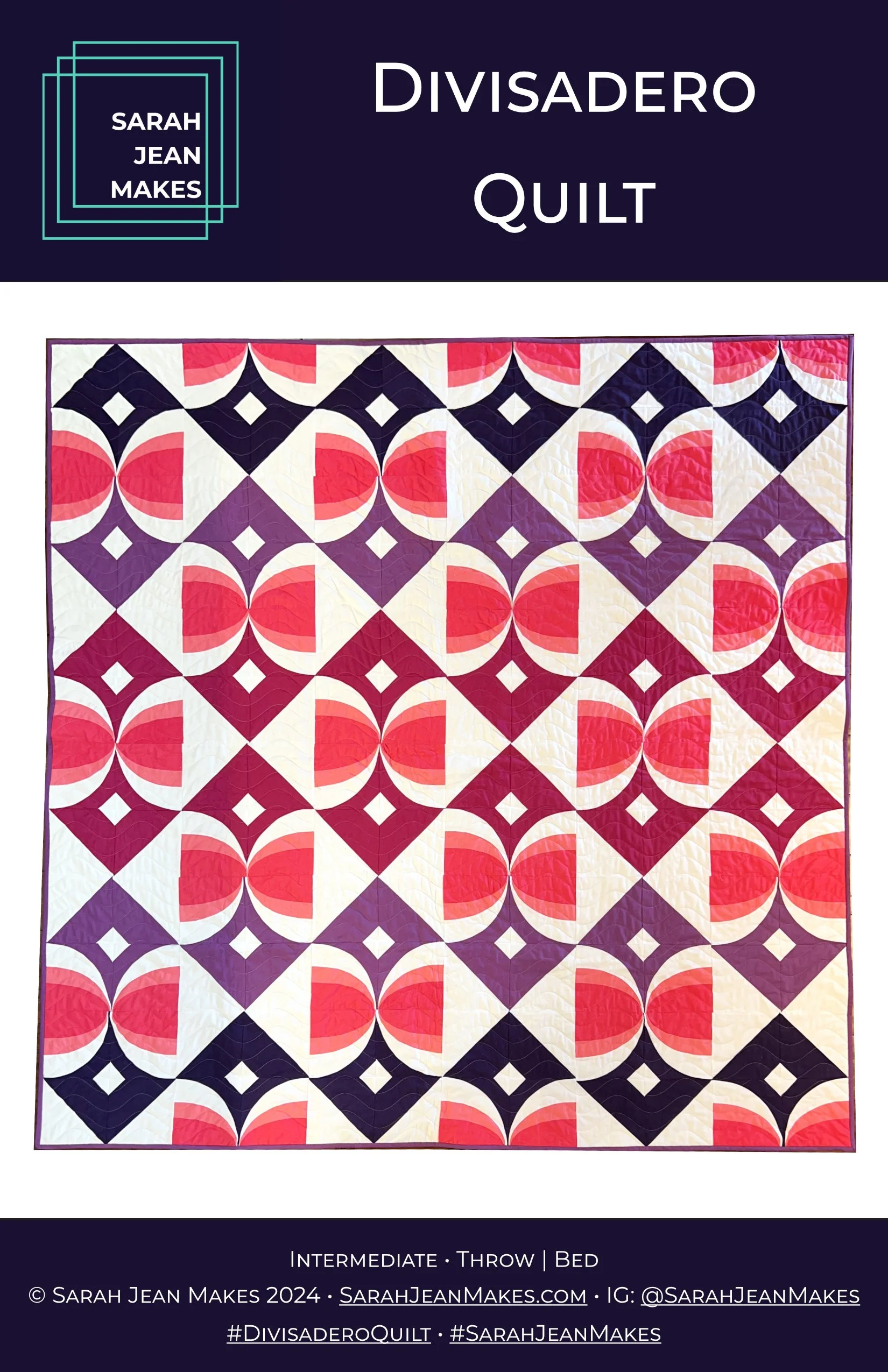 Divisadero Quilt - Sarah Jean Makes - BOOKLET front cover.jpg