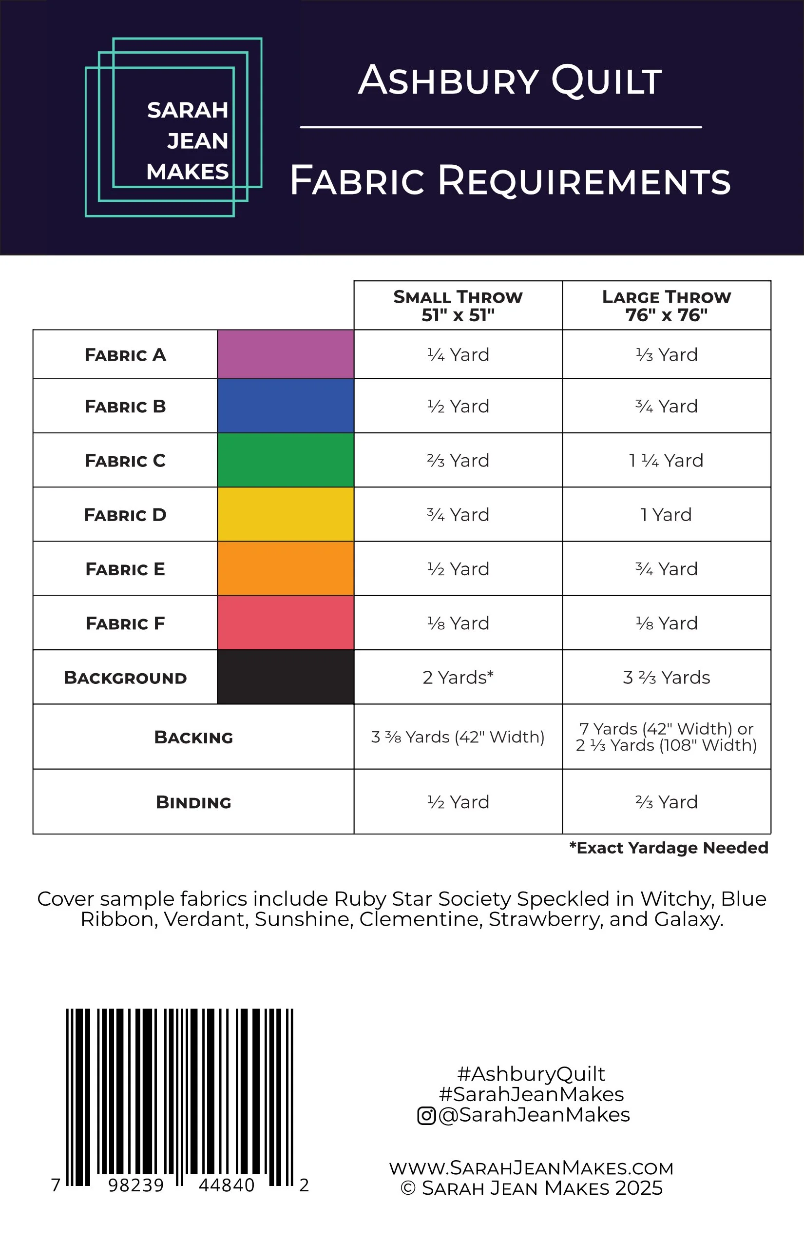 Ashbury Quilt - Sarah Jean Makes BOOKLET back cover.jpg