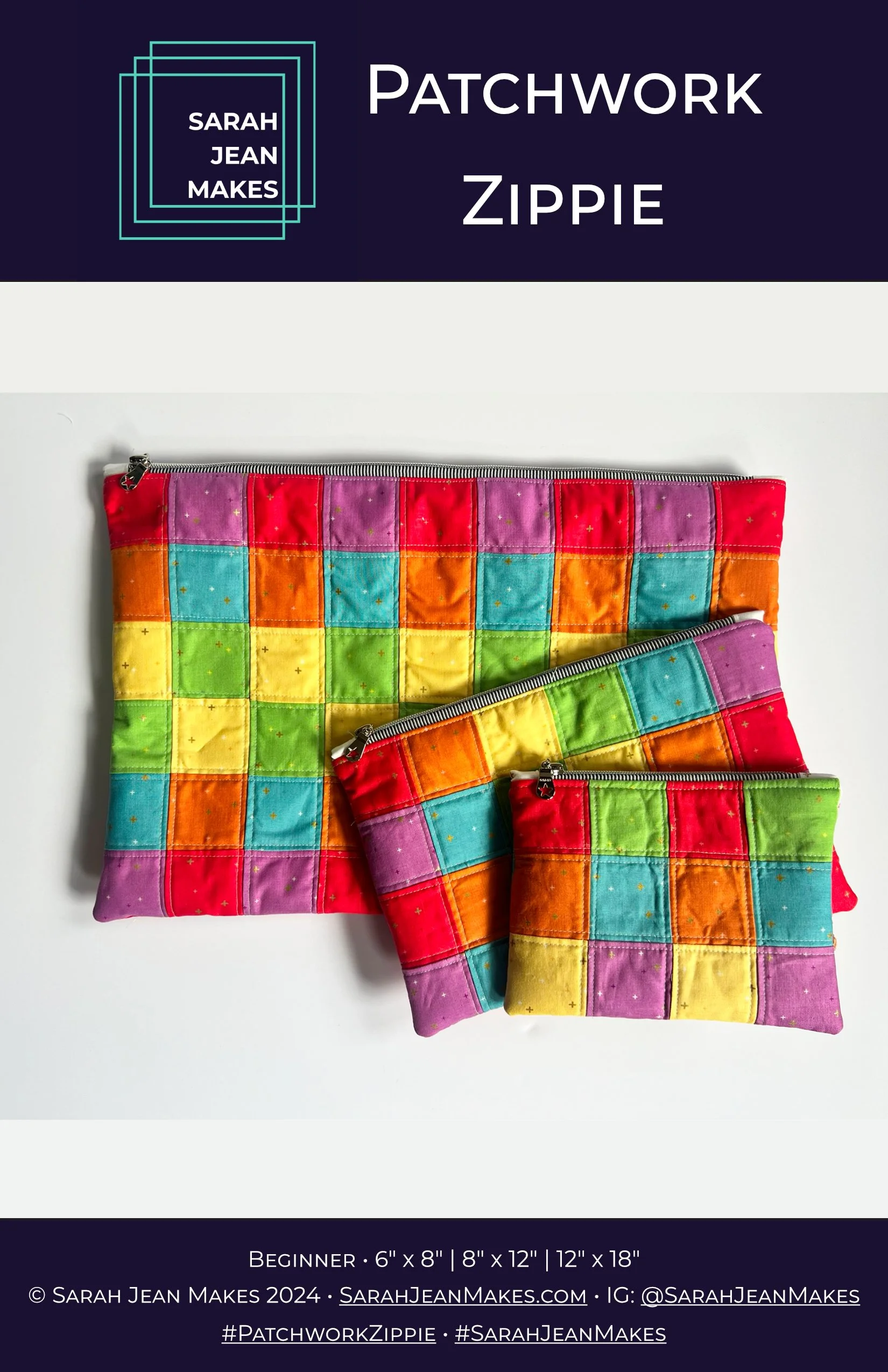 Patchwork Zippie - Sarah Jean Makes booklet front cover.jpg