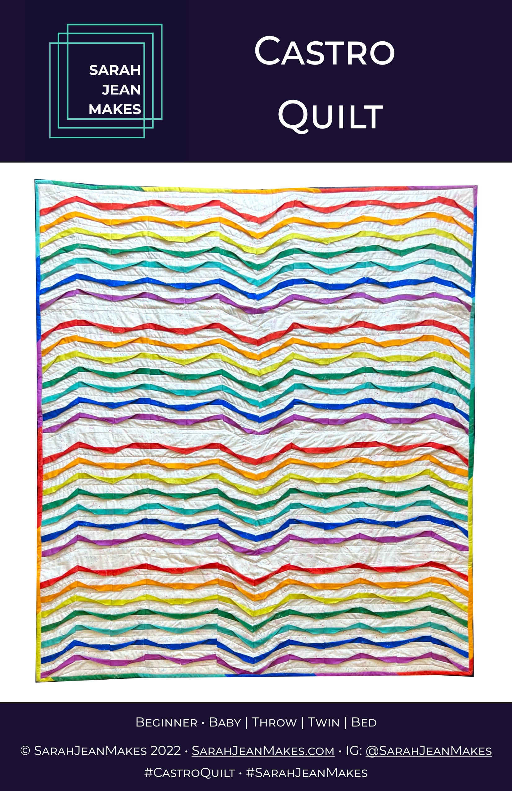 Castro Quilt - Sarah Jean Makes - Booklet front cover.jpg