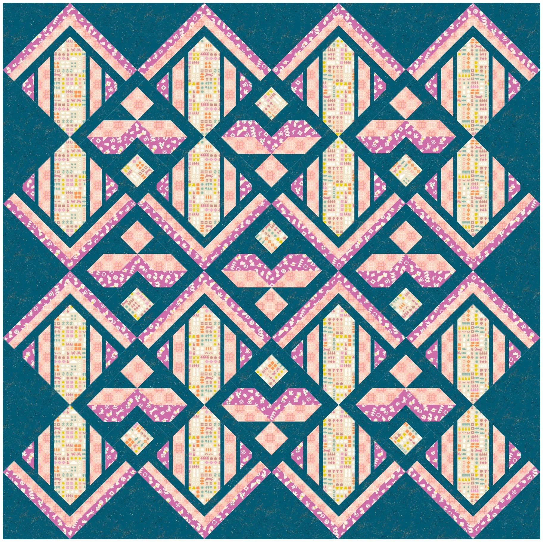 Haight Quilt Kit - Paper Cuts 2