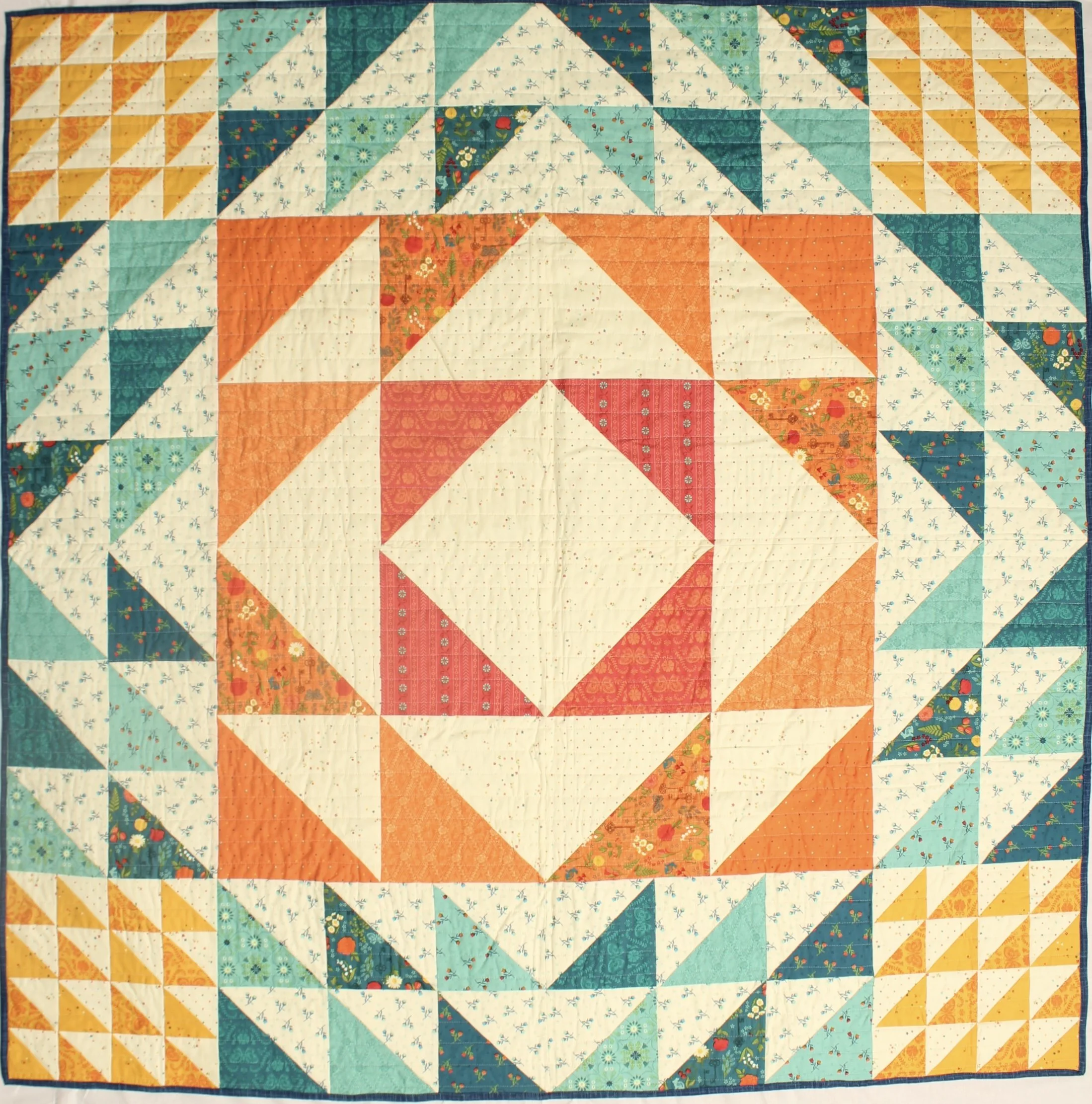 Hella Basic Block HST Quilt