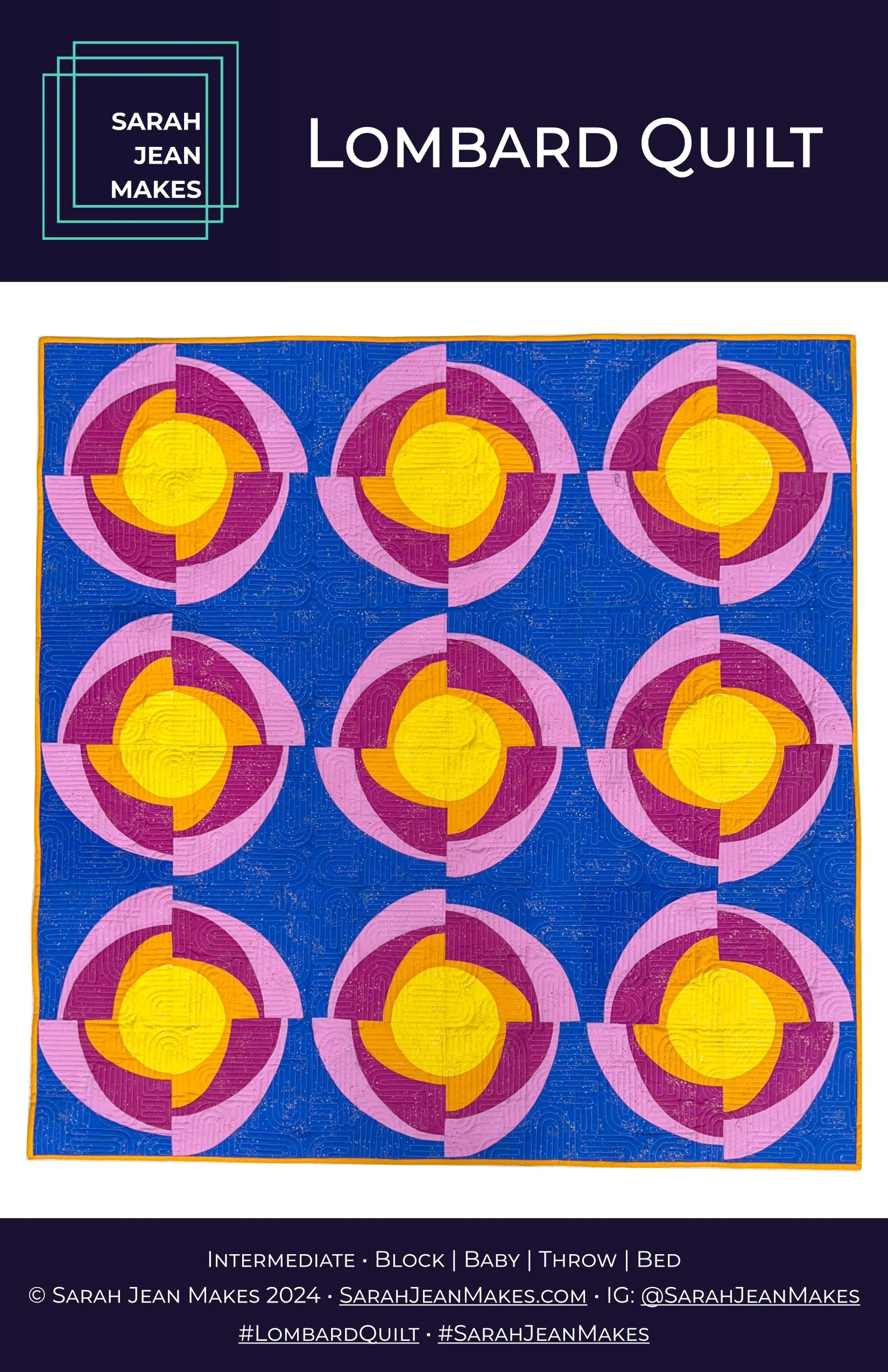 Lombard Quilt - Sarah Jean Makes - BOOKLET front cover.jpg