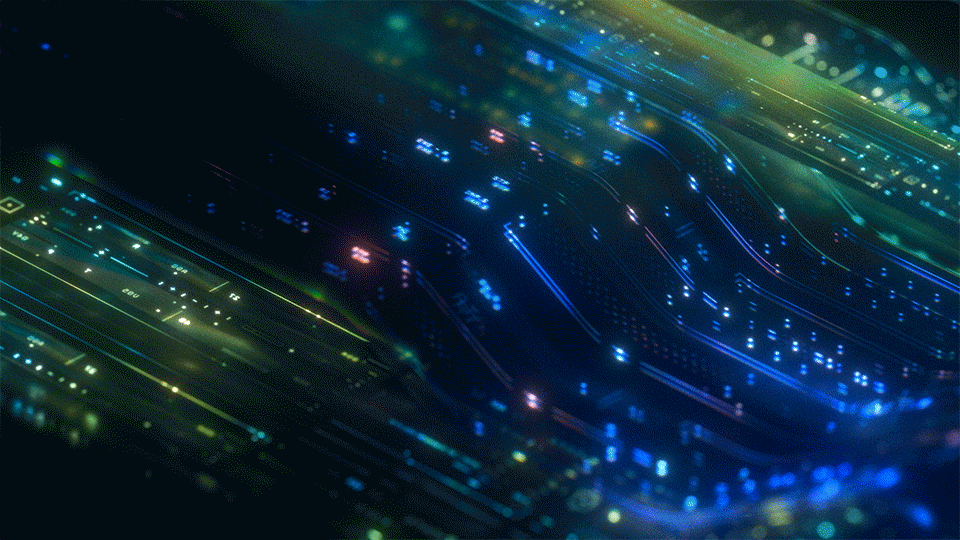 Futuristic UI data design