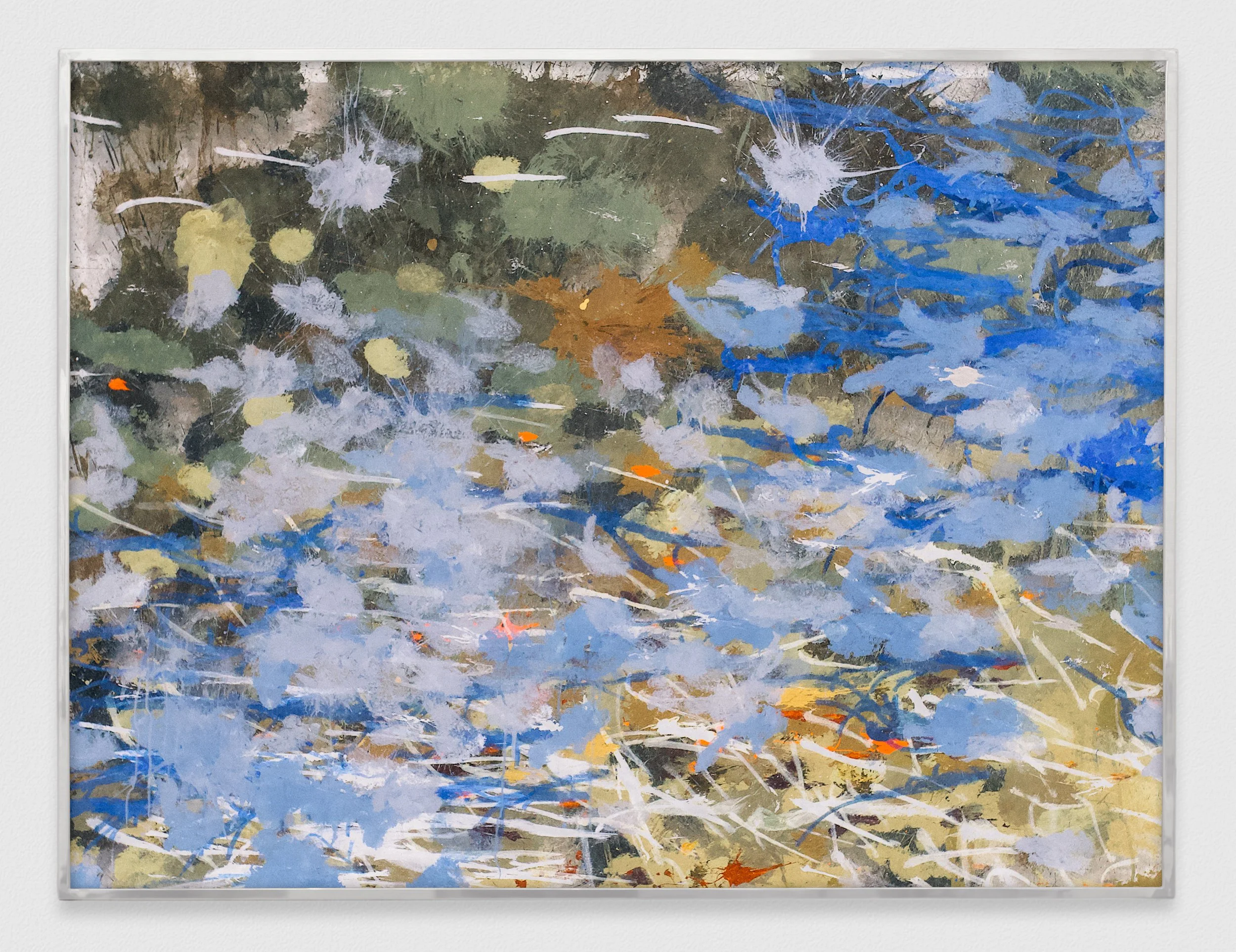 Beaverhead River, MT (3/11/21), 2021 
 Endangered Rivers Series  
acrylic on polycarbonate 
36 x 48 inches 
(Inv# BenM7619)