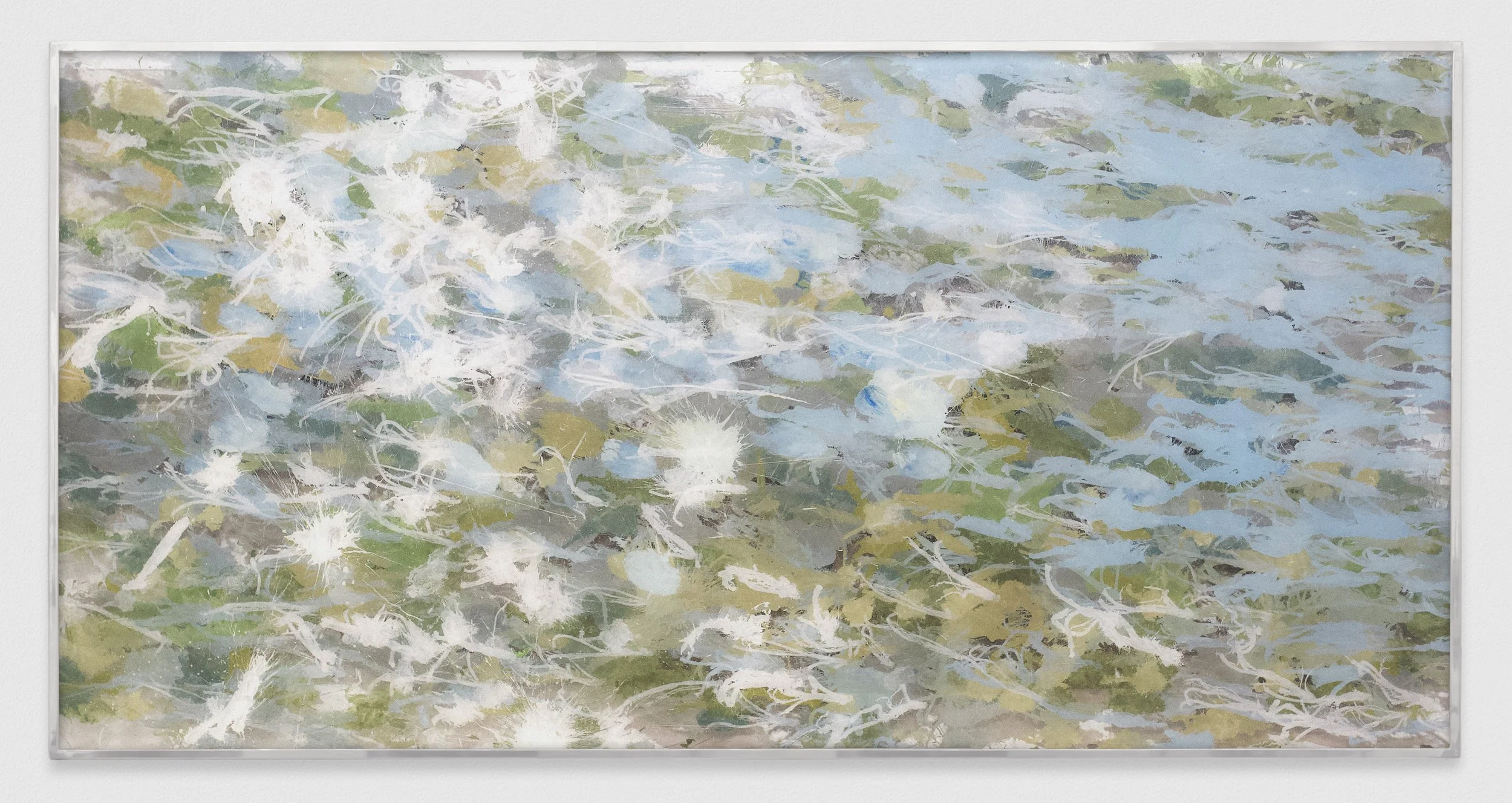 Boulder River, MT (9//3/20), 2020  
 Endangered Rivers Series  
acrylic on polycarbonate  
48 x 96 inches 
(Inv# BenM7621)