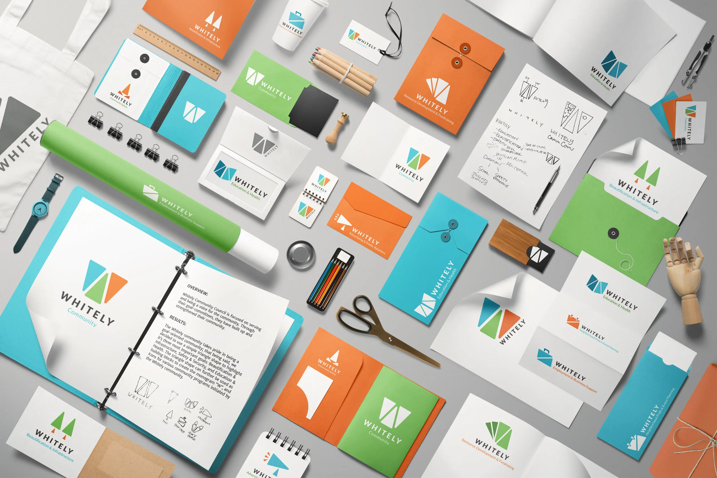 Whitely Community Identity Design