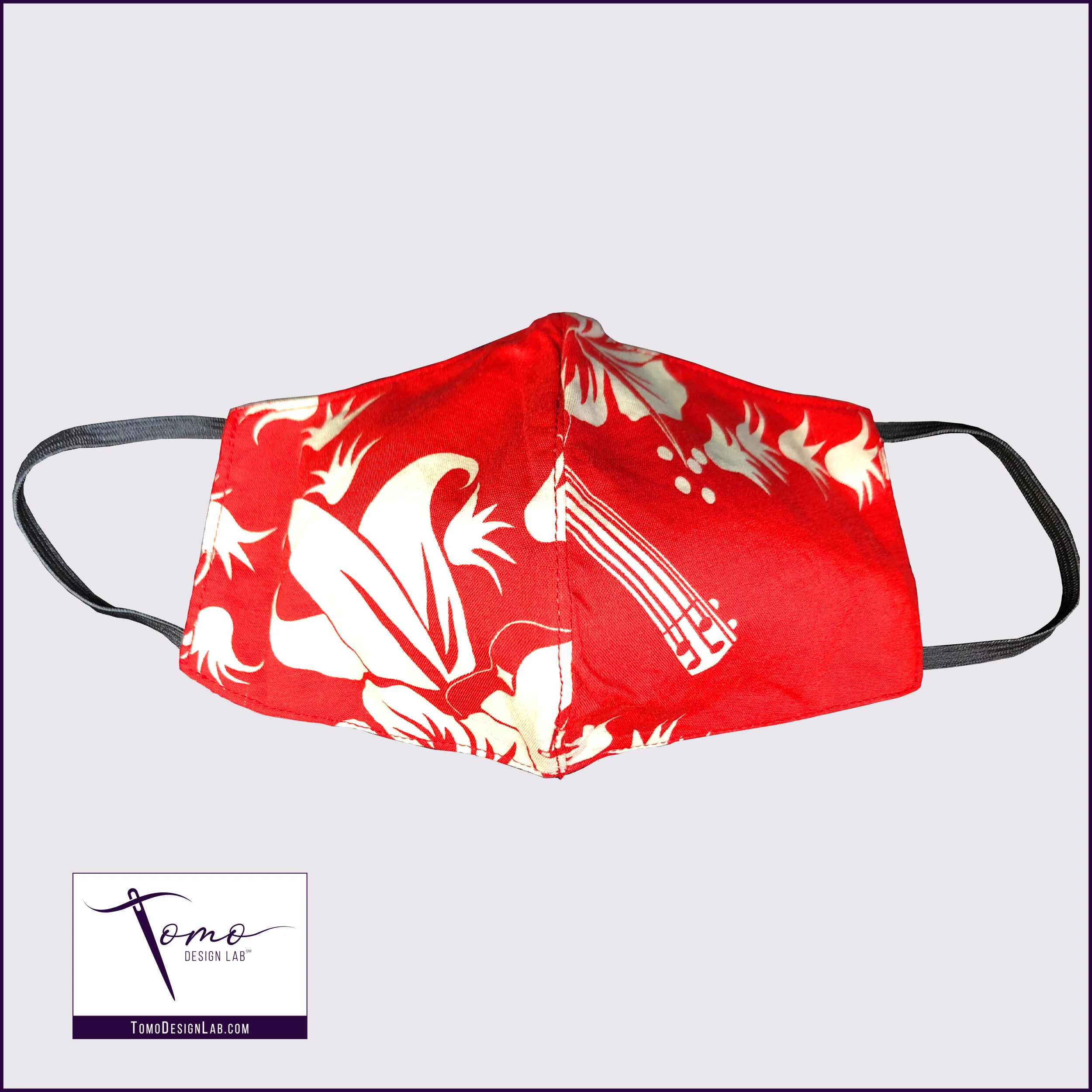 Hawaiian Red Face Mask