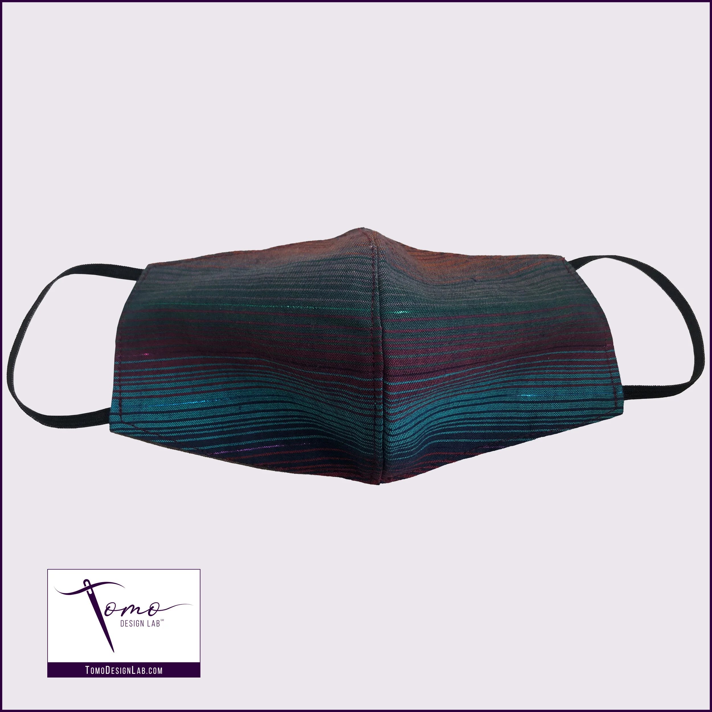 Multicolor Stripe Face Mask
