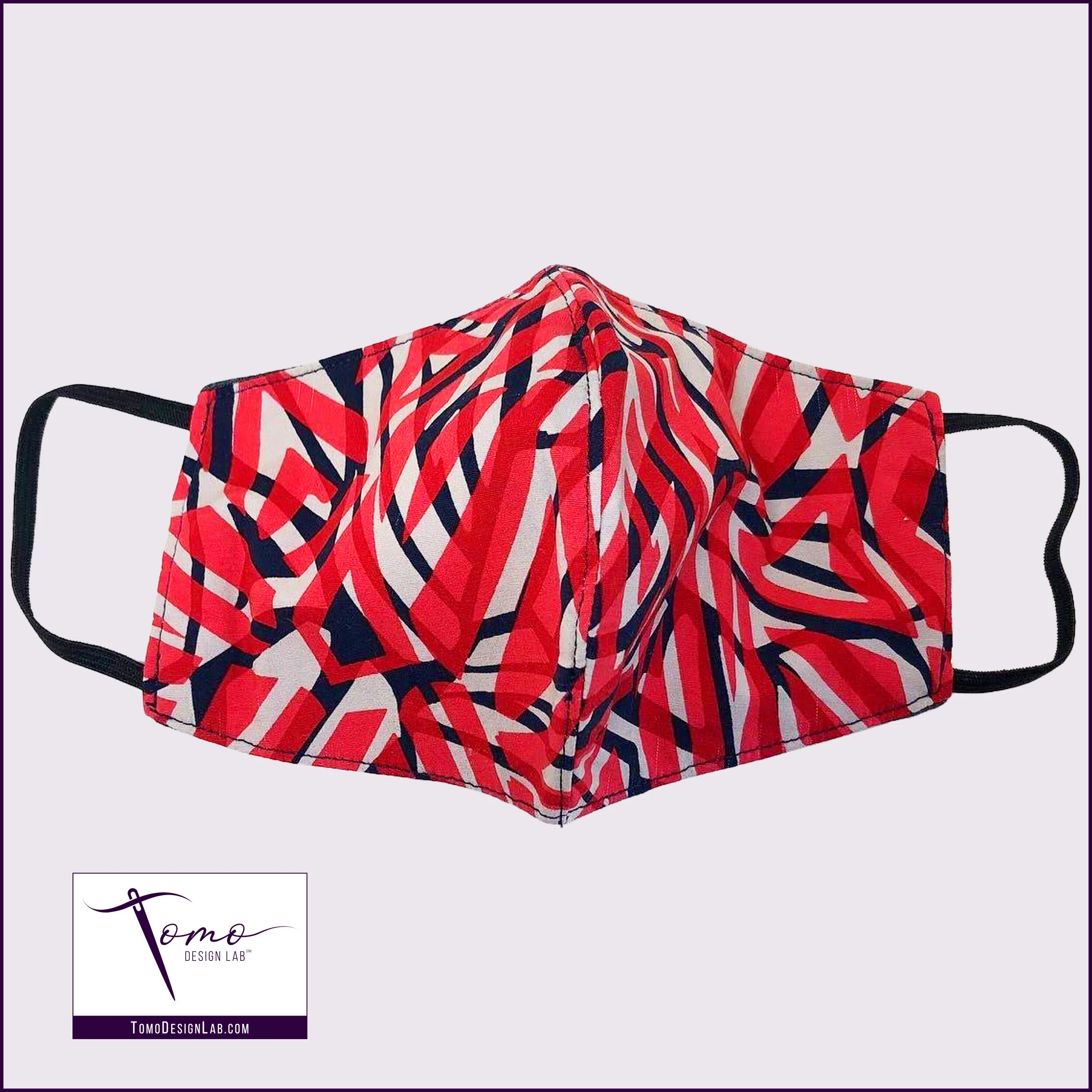 Strelitzia Red Face Mask
