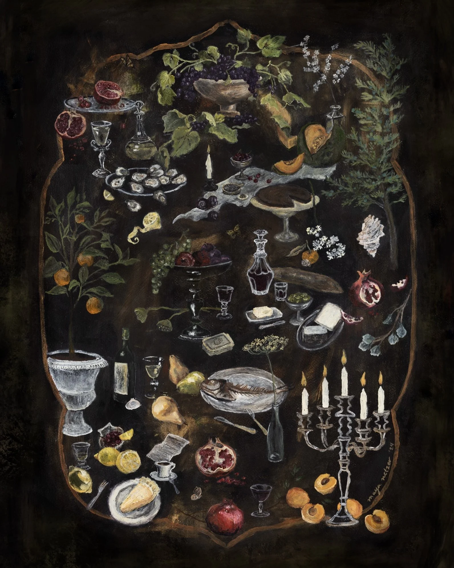 Feast limited edition print
