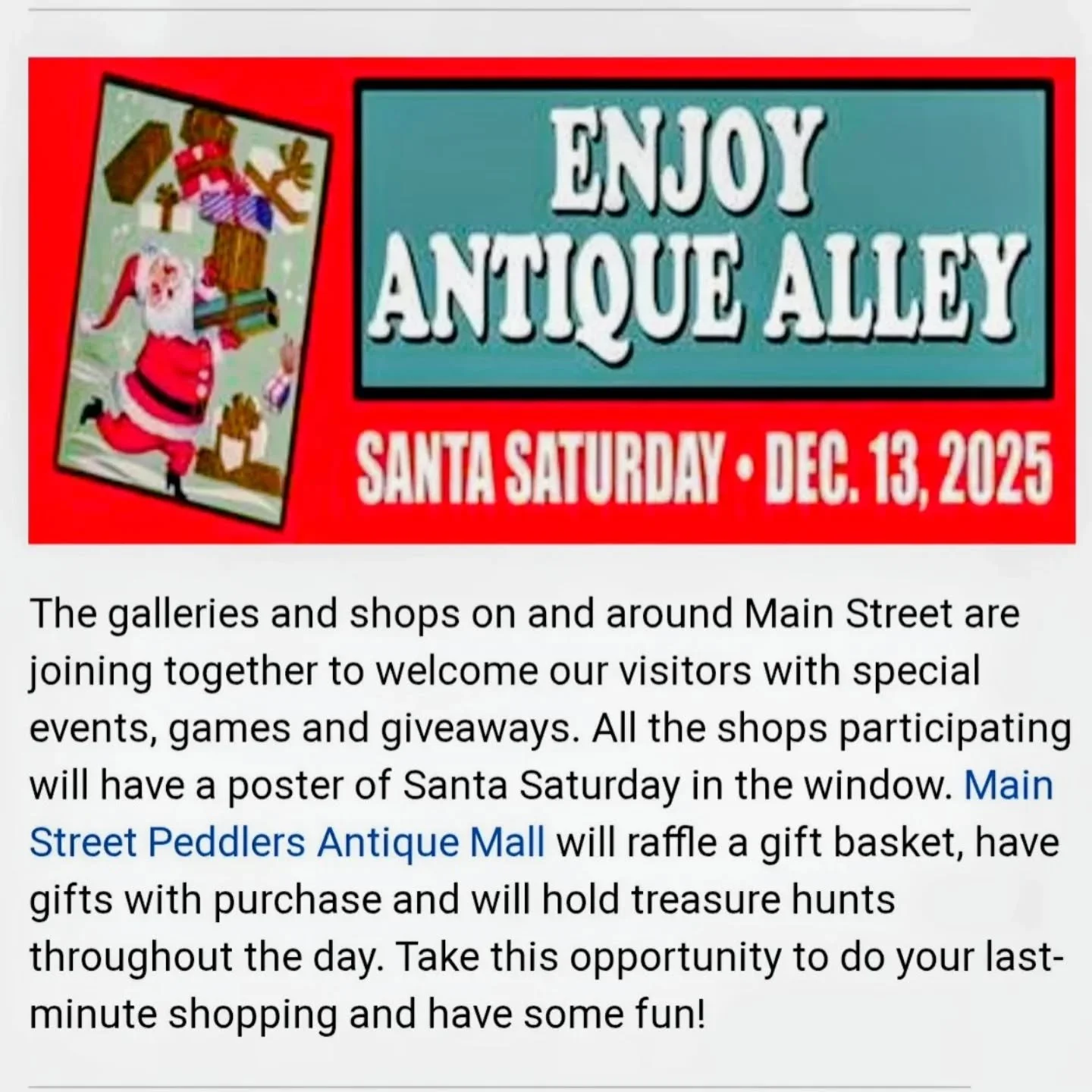 #lasvegasshopping #artsdistrictlv #shoplocal #momandpopshop #santasaturday