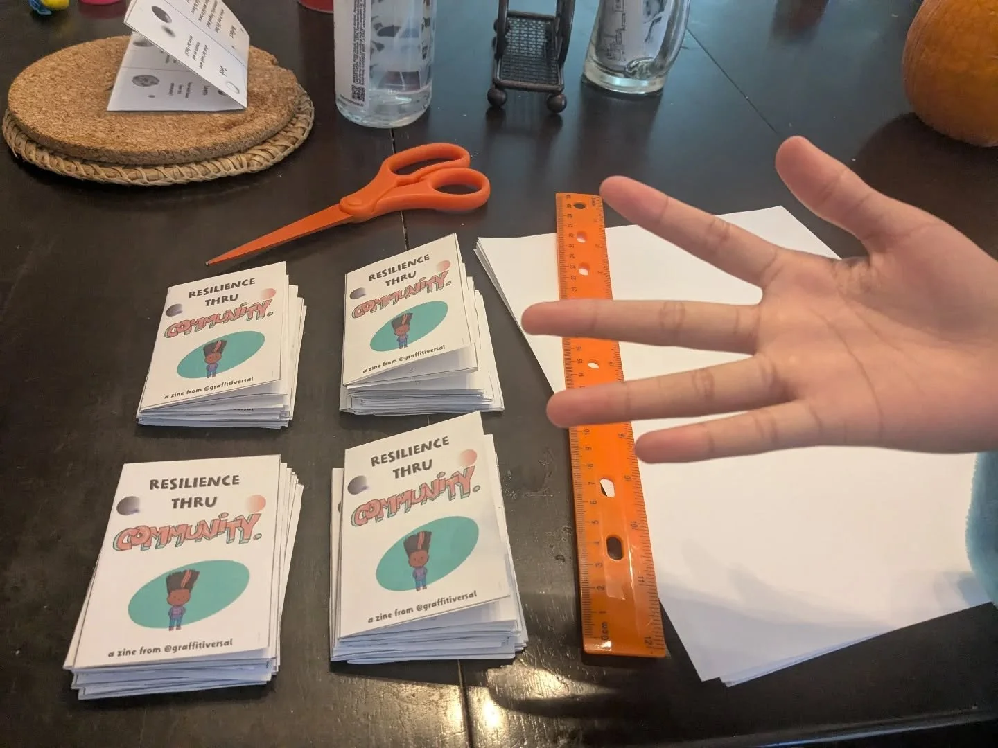 Folded some zines with my daughter today and dropped them off at about 20 little free libraries. More to come, maybe to a lil library near you 

Chicago stand up! 
Chicagoland stand up!
Illinois stand up!