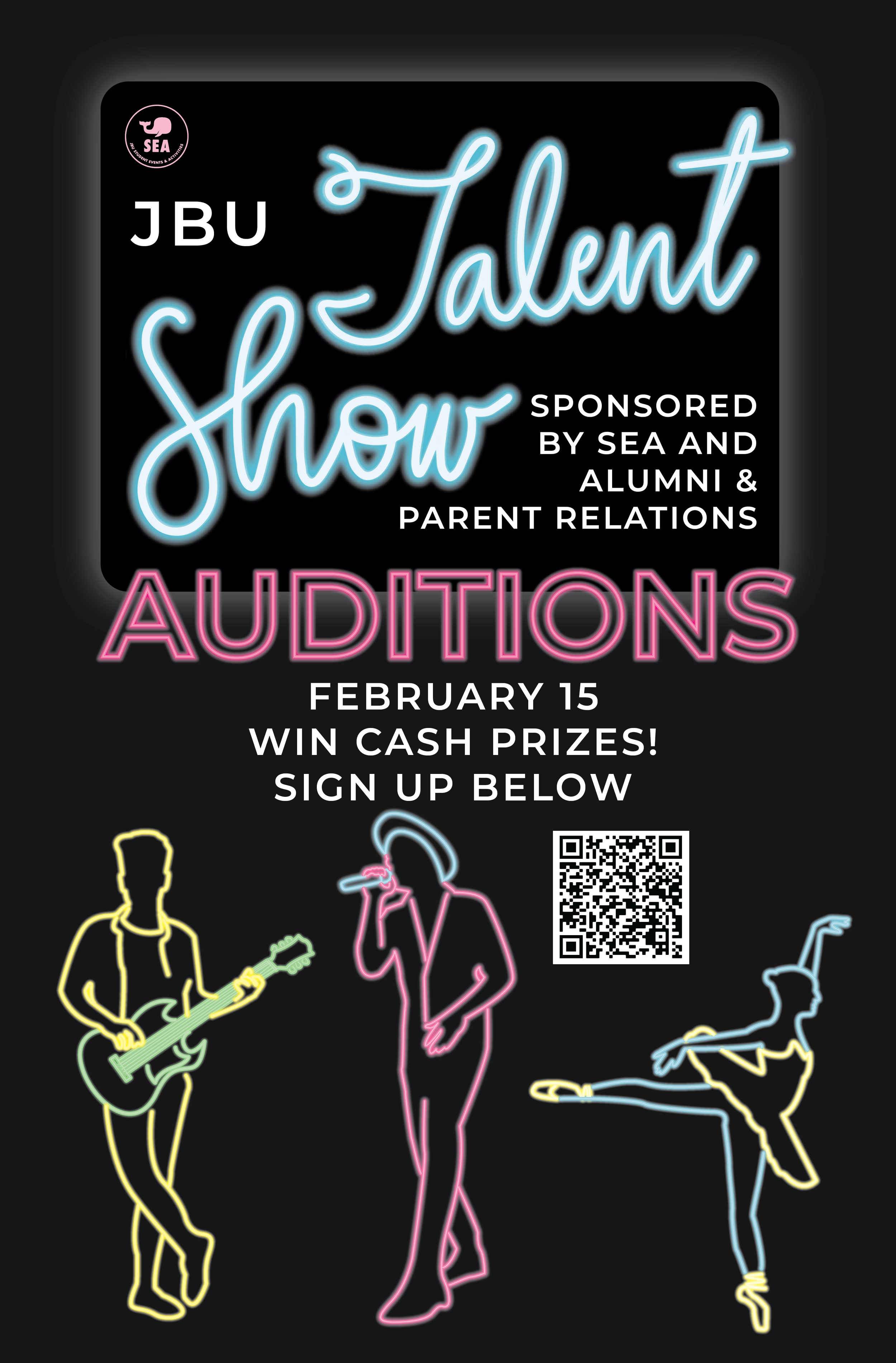 Talent Show Auditions Poster