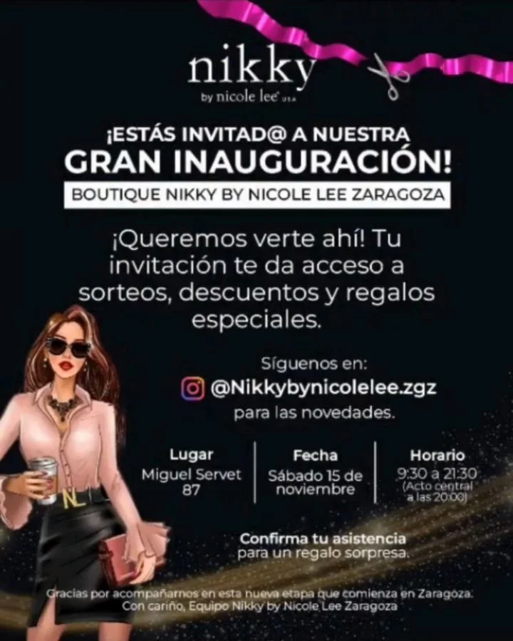 Fashion knows no borders. We&rsquo;re thrilled to celebrate the opening of our very first Nikky official boutique store in Zaragoza, Spain! 🎉🥂

The journey of Nikky continues to grow, from LA to Zaragoza, and beyond. Here&rsquo;s to new beginnings 