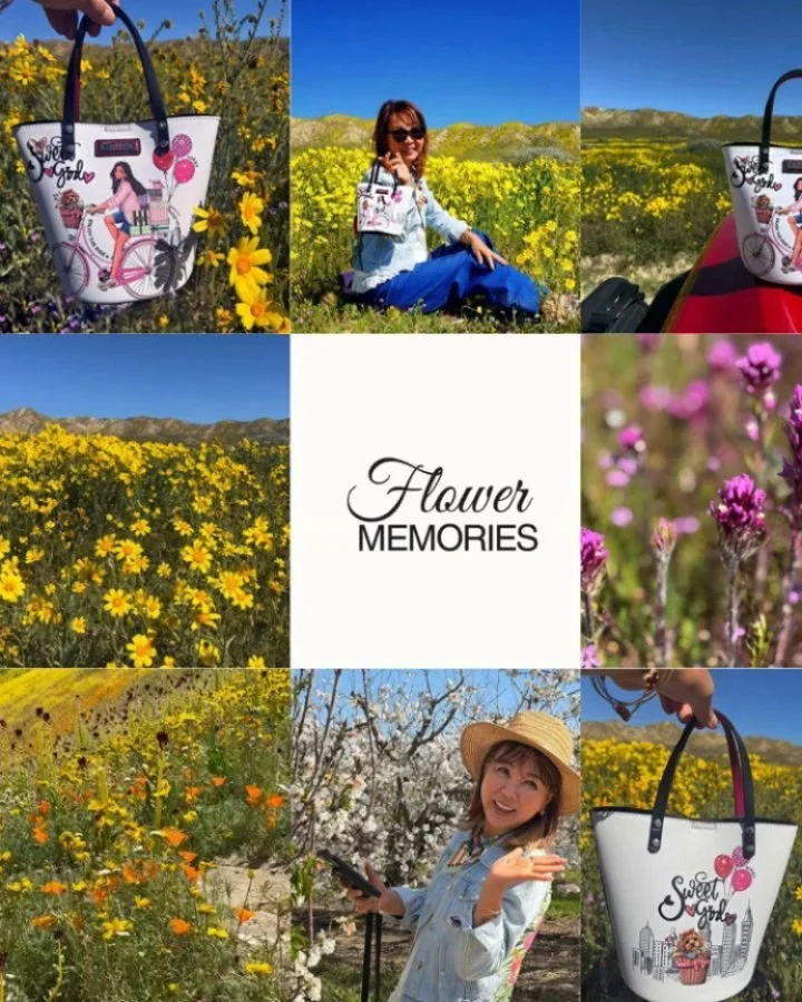 @suzy_nicoleleeusa and Sweet Girl find inspiration among the beautiful flowers. 🌸🌼🪻

#nikky #nicoleleeusa #SuzyHanDesigns #inspiration #findingbeauty