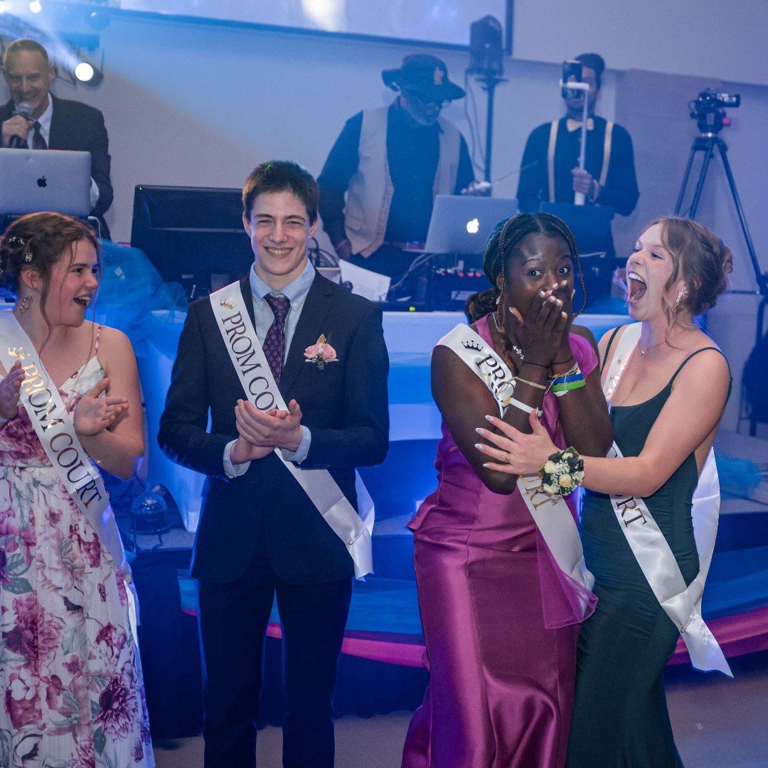 We love being a part of these moments. Capturing Candids that cement high school history! 
Prom - Liberty HS, Prom crowning,  photographer: Buck Best