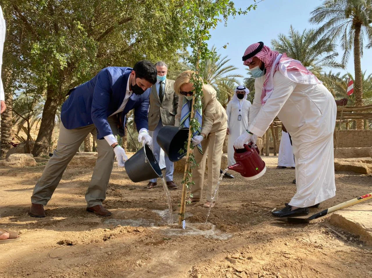 The U.S. Embassy, The American Chamber of Commerce, and The Royal Commission for Riyadh City Celebrate 51st Earth Day by Joining 50 Billion Trees Initiative