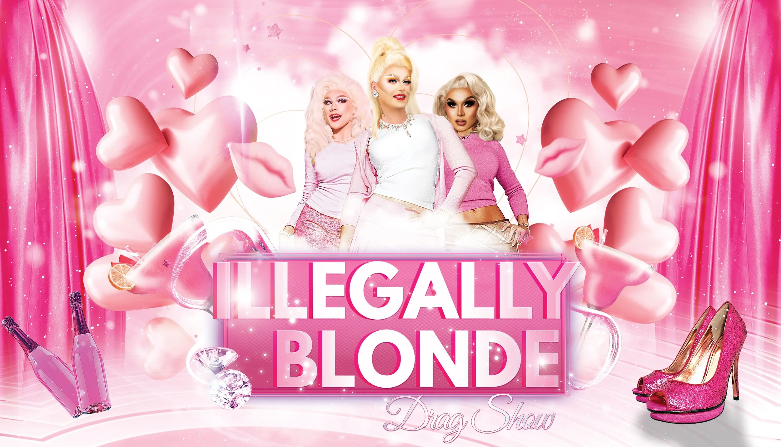 Illegally Blonde Drag Show Logan