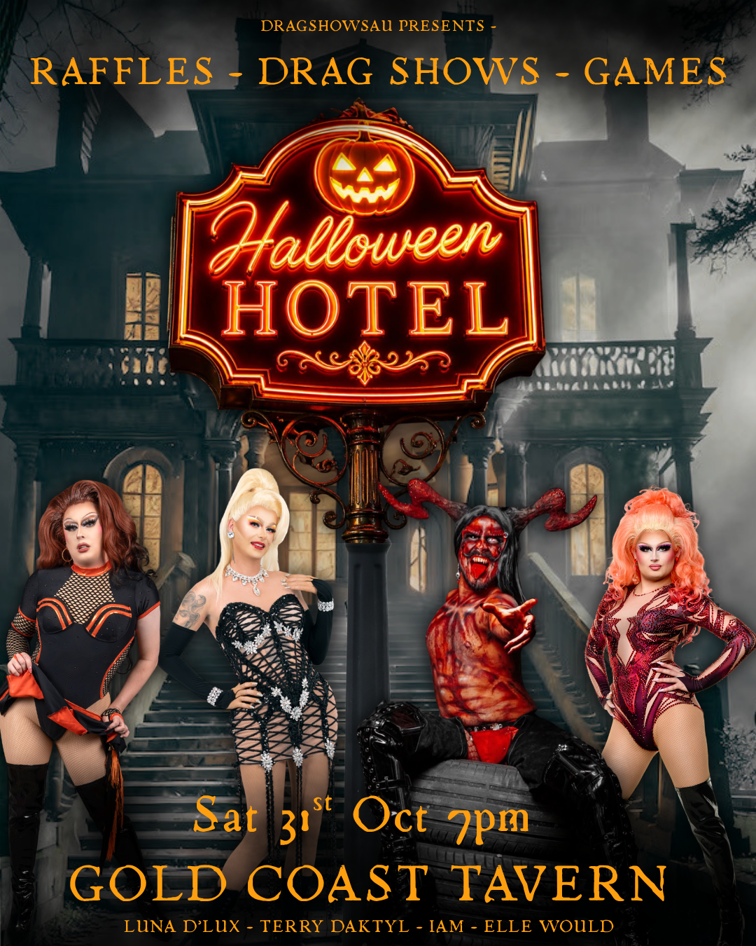Halloween Hotel - Drag Show Fundraiser